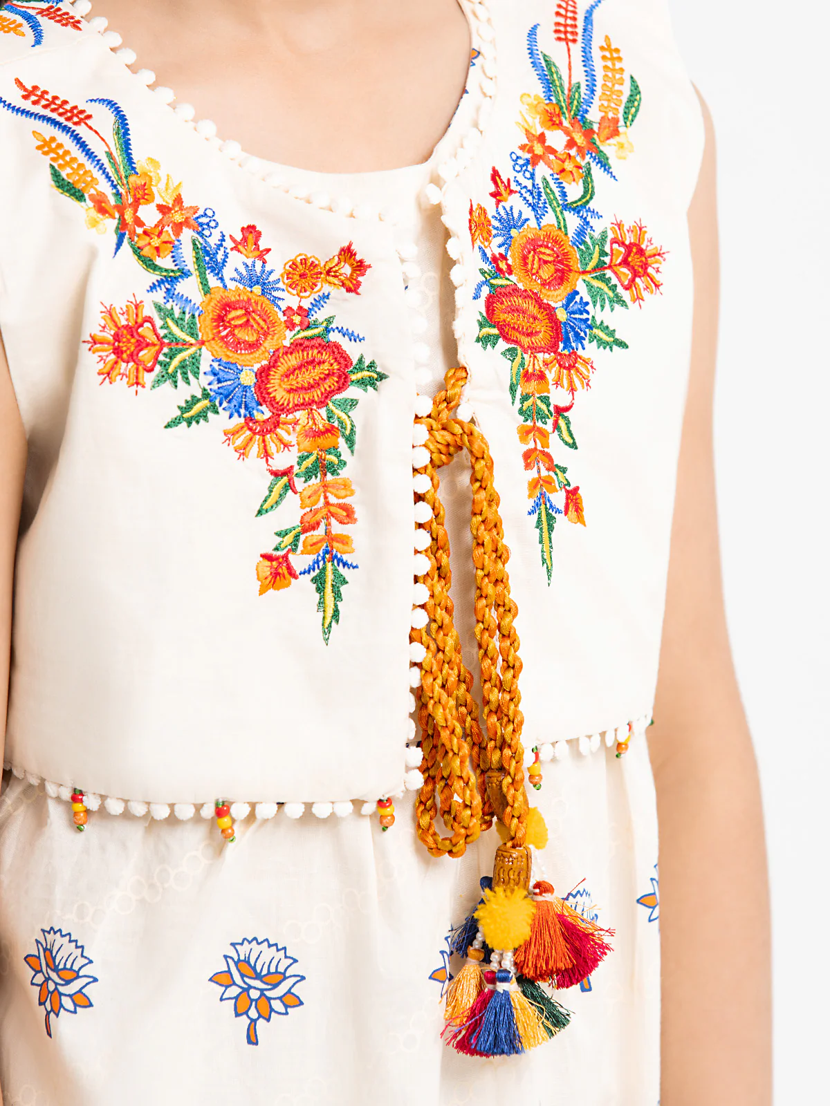 Embroidered Cambric Shirt - EGTKE23-70525S - Image 5