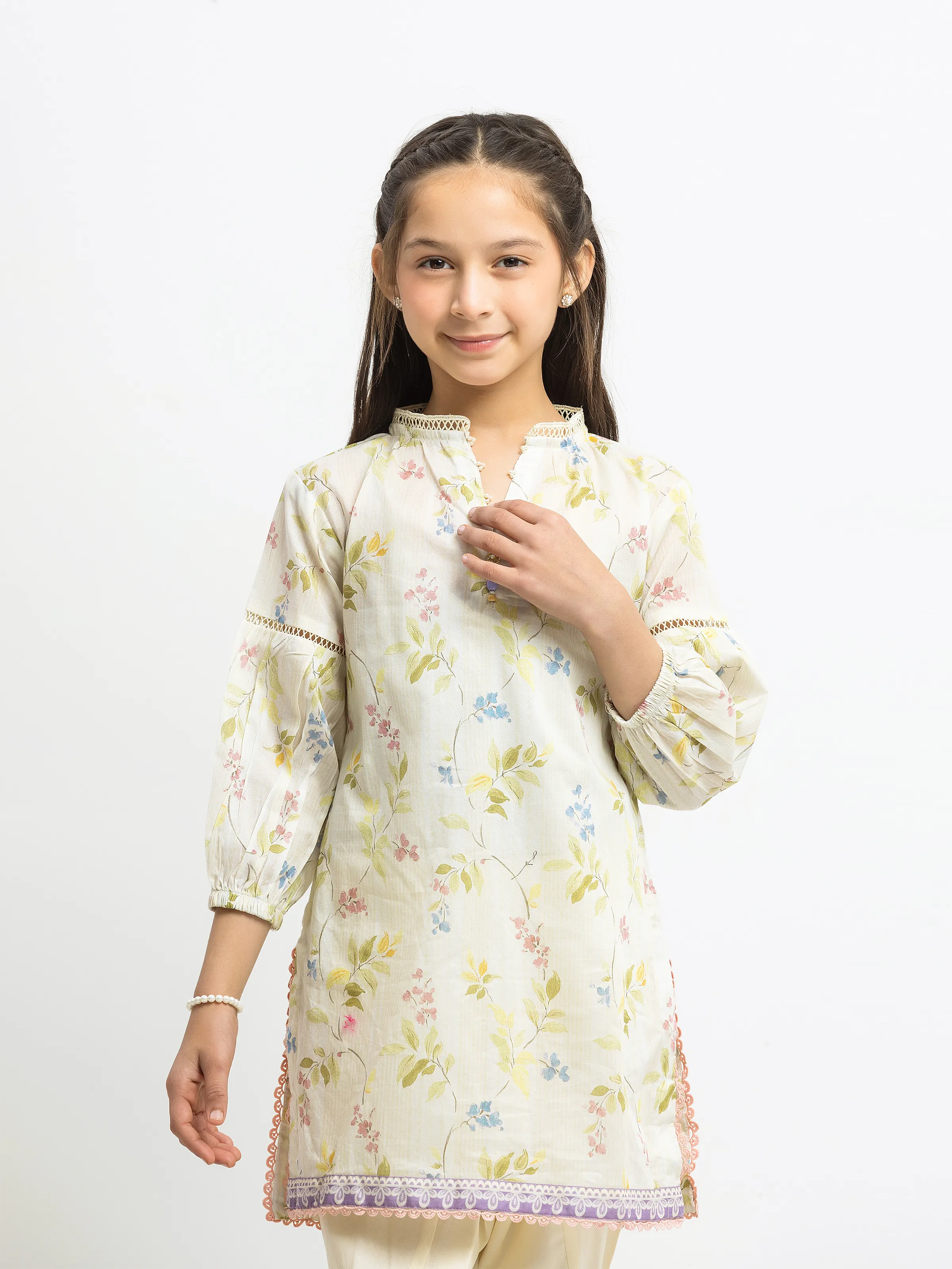Printed Lawn Co-Ord Set - EGTKP5-73017ST - Image 2
