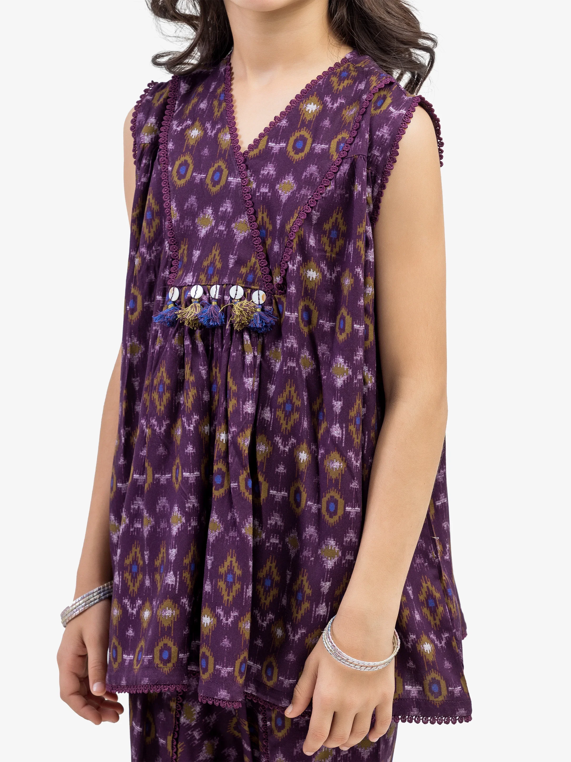 Printed Viscose Co-Ord Set - EGTKP5-73000ST - Image 3