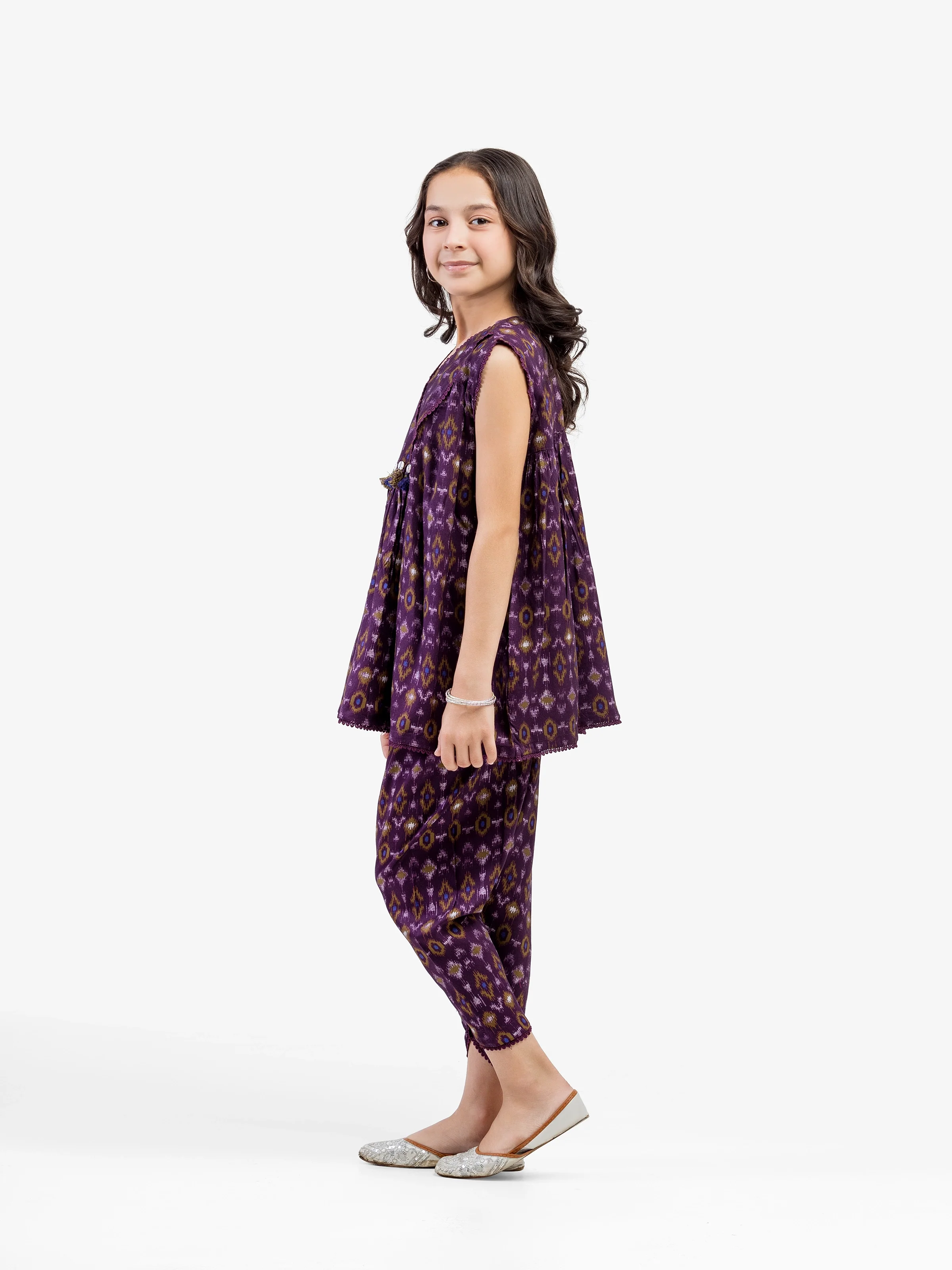 Printed Viscose Co-Ord Set - EGTKP5-73000ST - Image 4