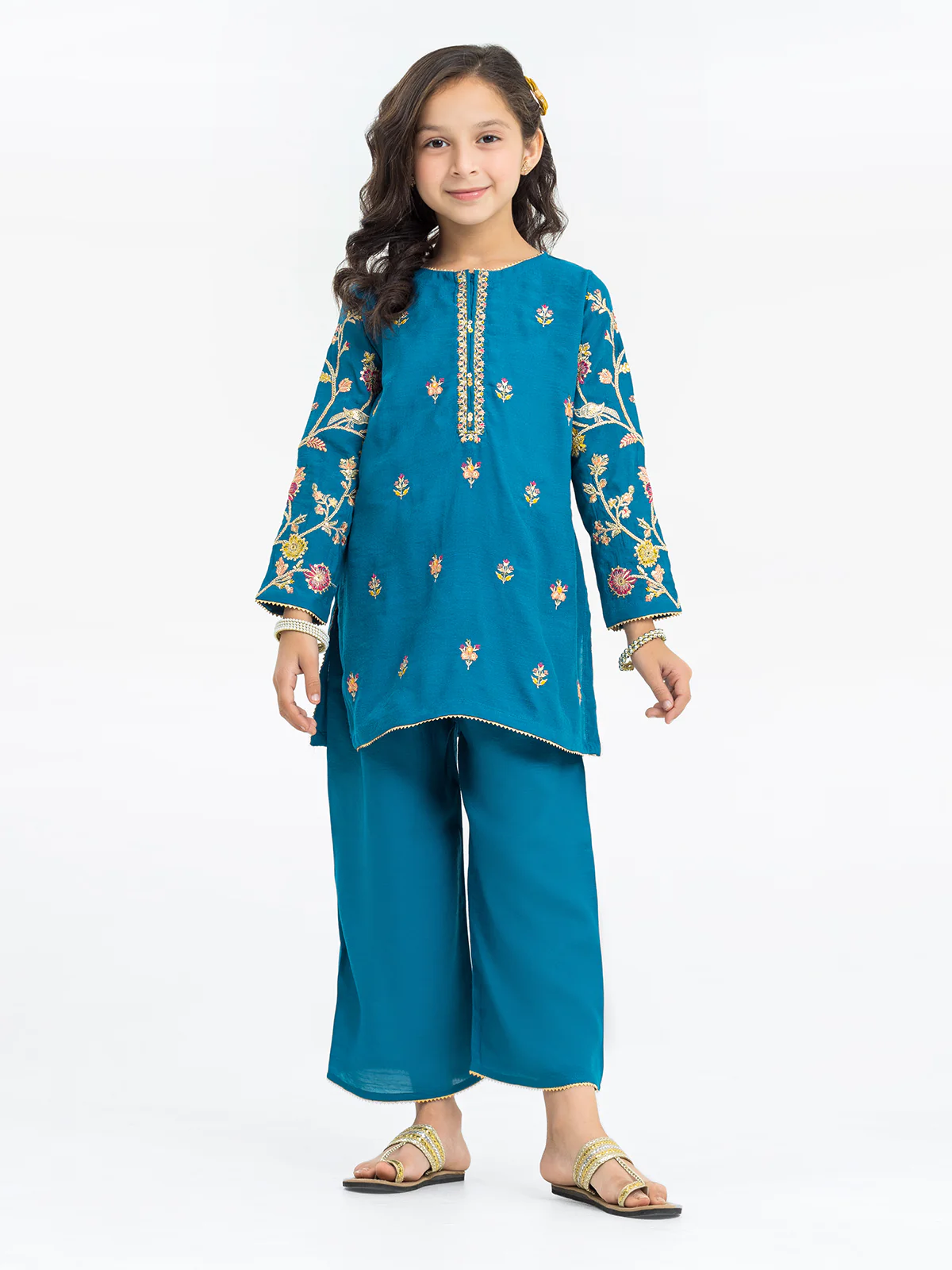 Raw Silk Shirt Trouser - EGTP24-22227ST