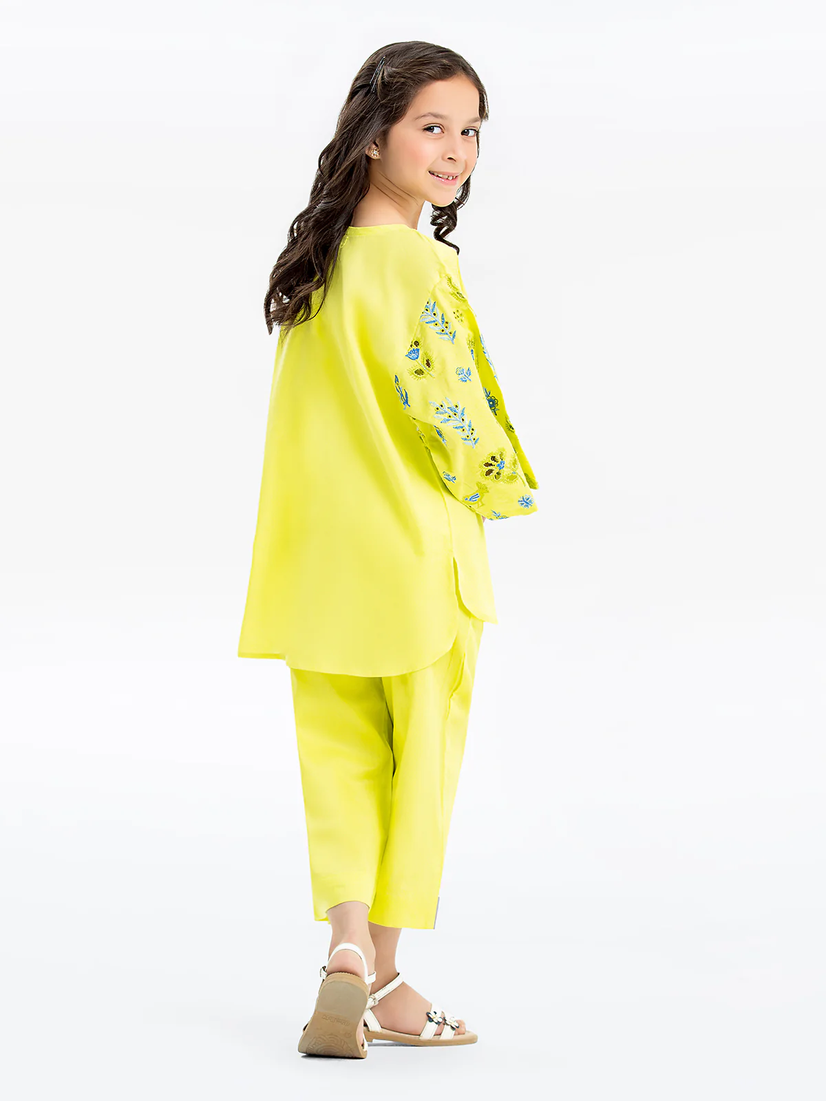 Embroidered Dobby Shirt Trouser - EGTKE24-70745ST - Image 6