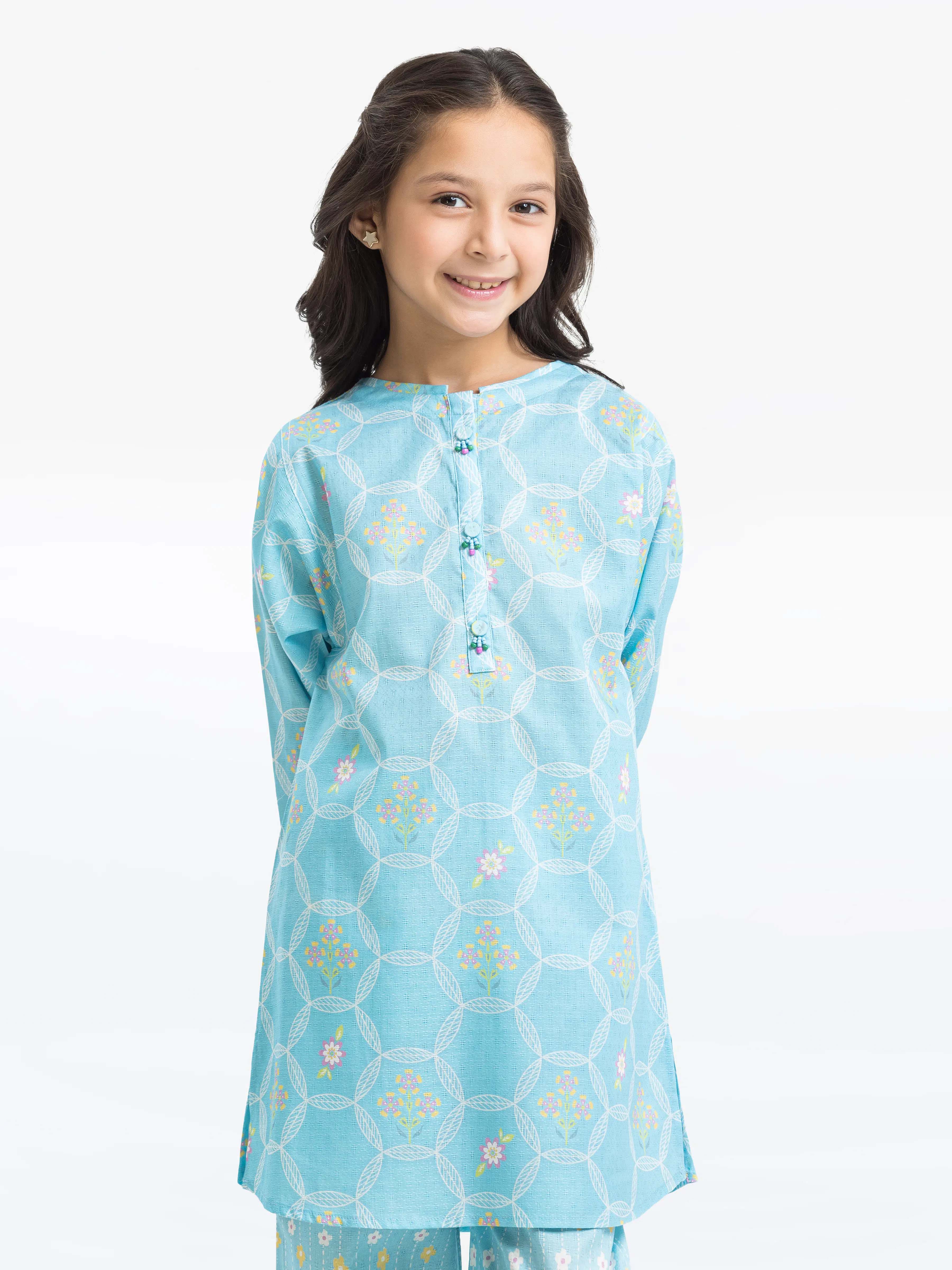 Printed Dobby Co-Ord Set - EGTKP24-70915ST - Image 2
