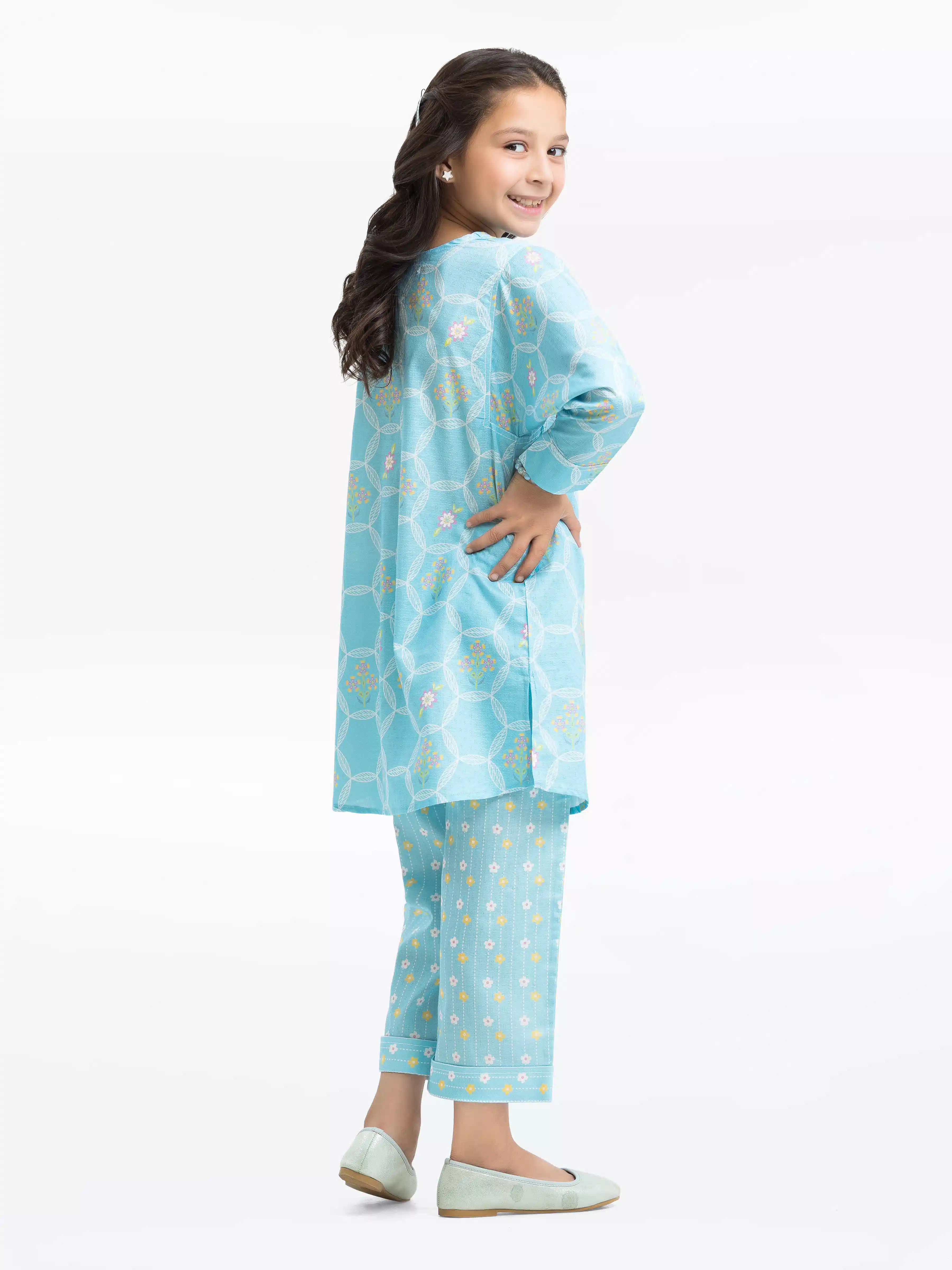 Printed Dobby Co-Ord Set - EGTKP24-70915ST - Image 6