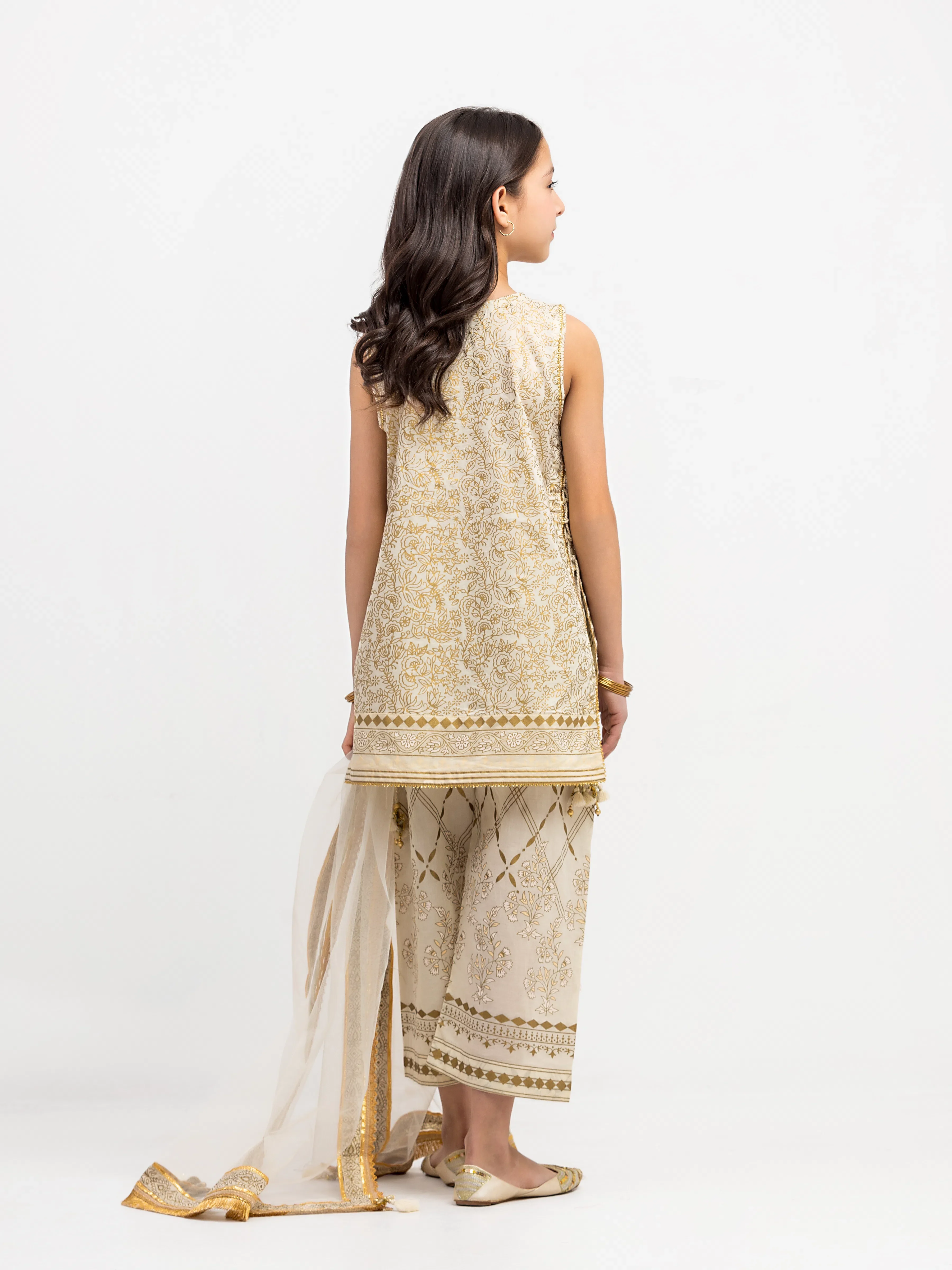 Block Print Cambric Suit - EGTKP5-72000-3P - Image 5