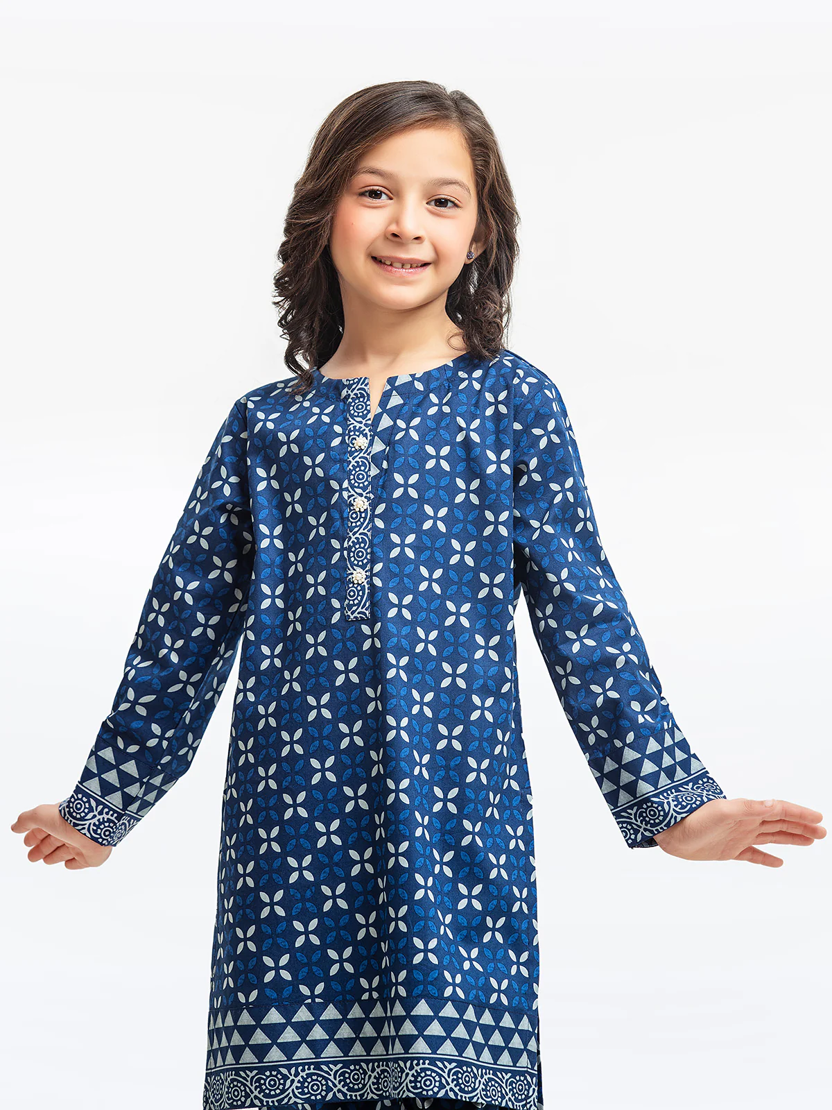 Printed Cambric Shirt Trouser - EGTKP23-70715ST - Image 3