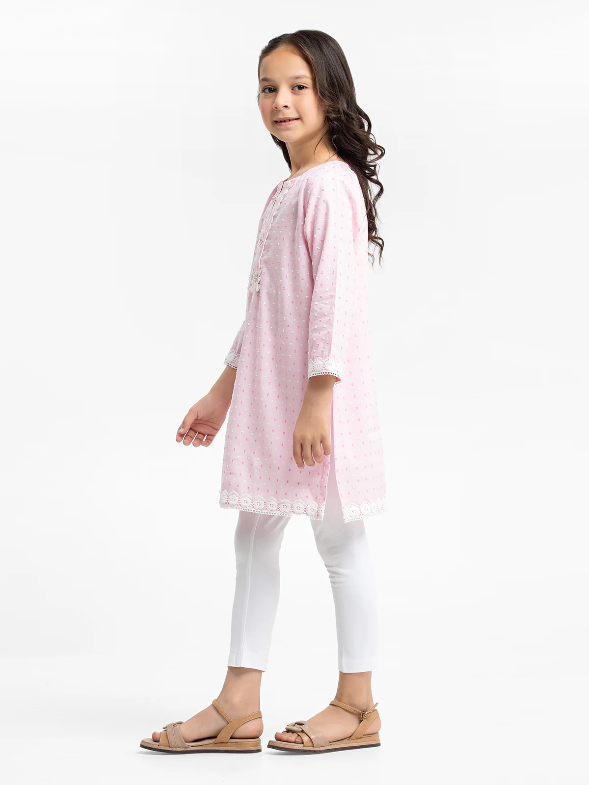 Solid Cotton Shirt - EGTKS23-70667S - Image 3