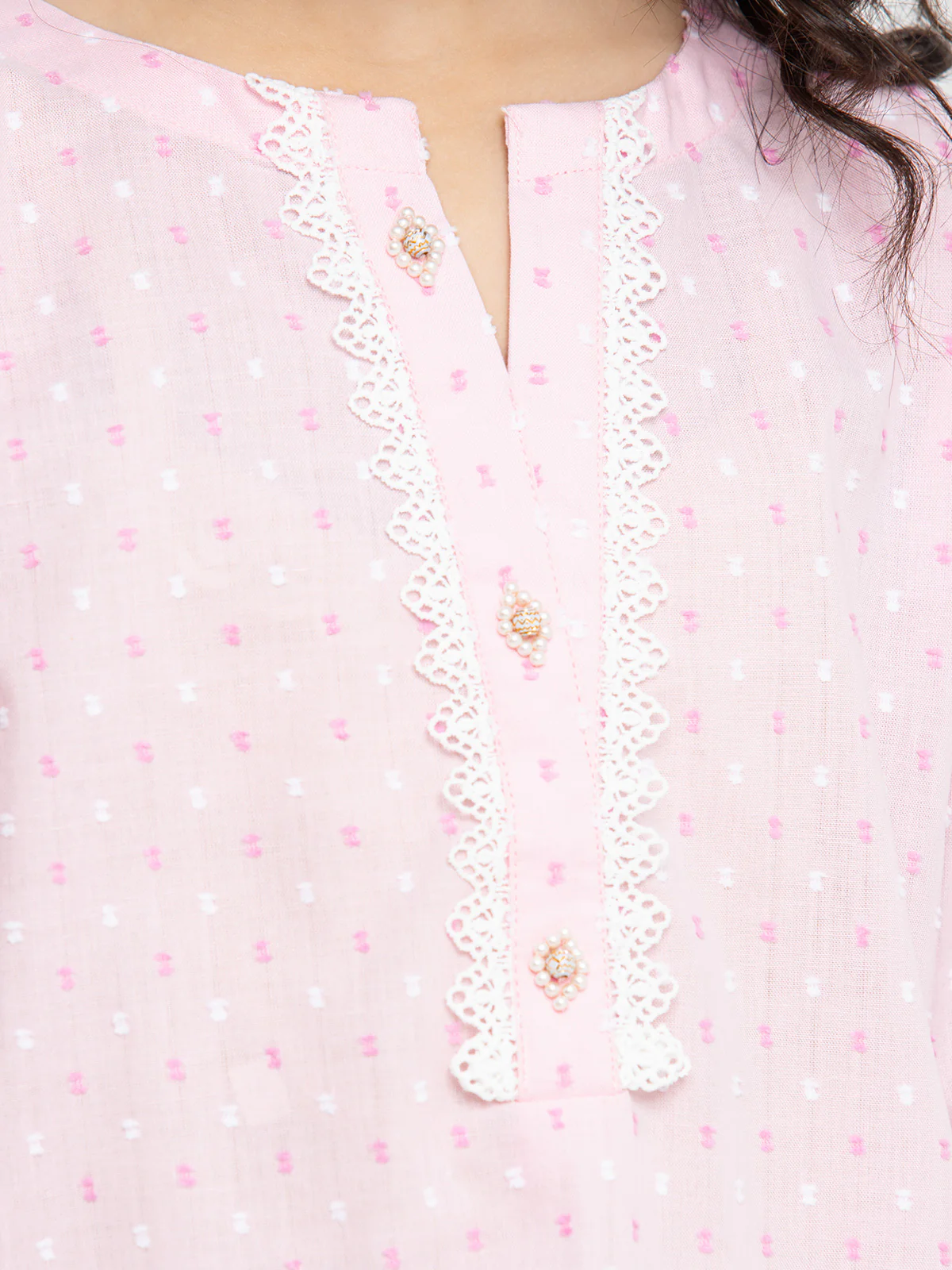 Solid Cotton Shirt - EGTKS23-70667S - Image 4