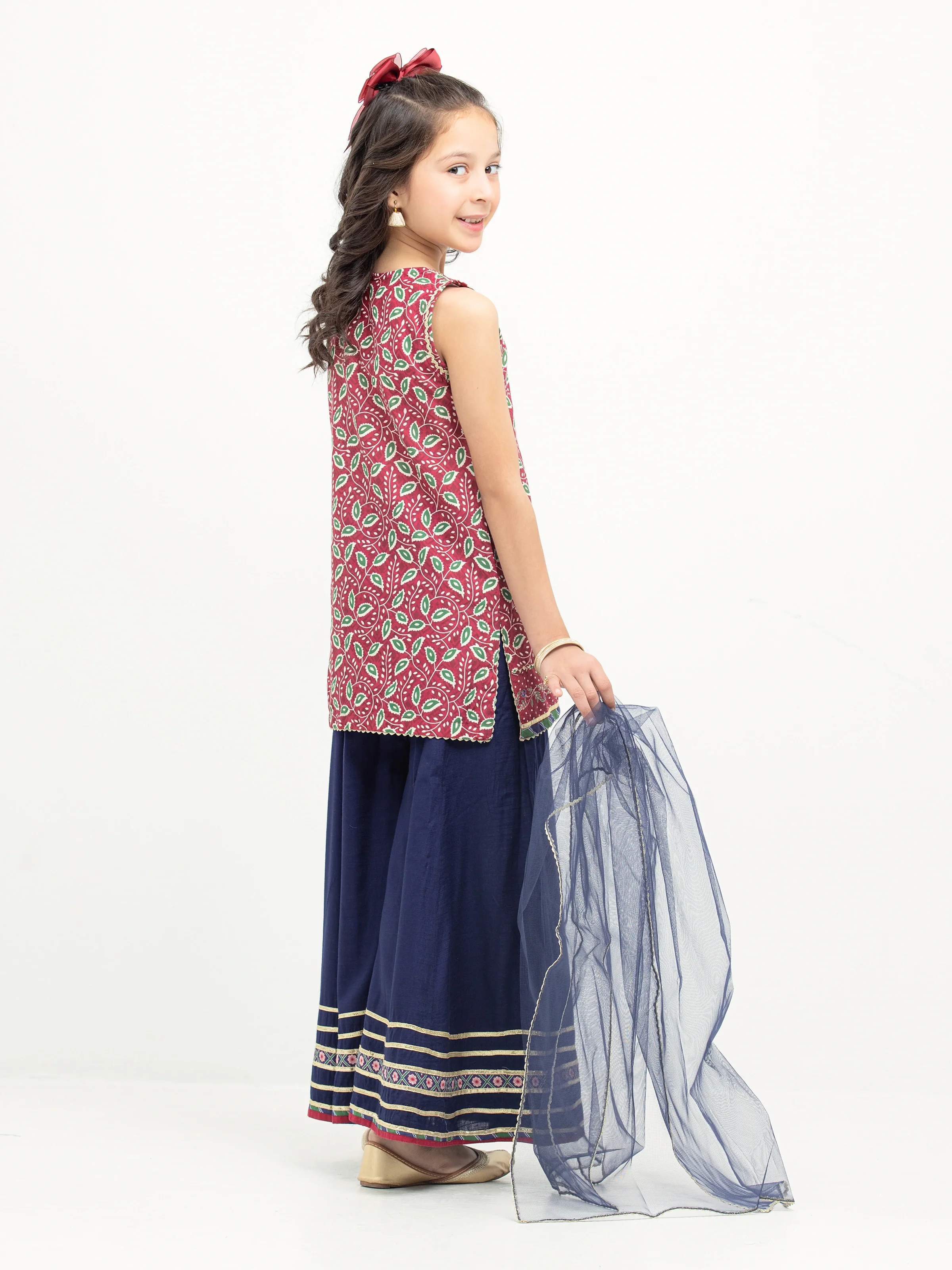 Printed Khaddar Suit - EGTKP5-70809-3P - Image 5