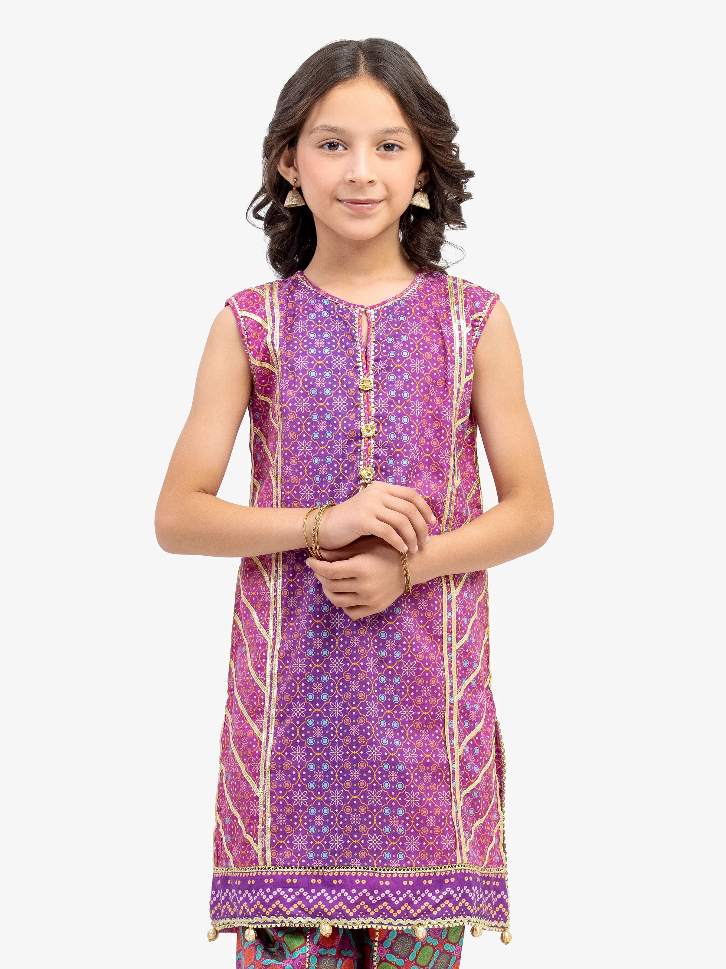 Printed Cambric Shirt Trouser - EGTKP5-70992ST - Image 2