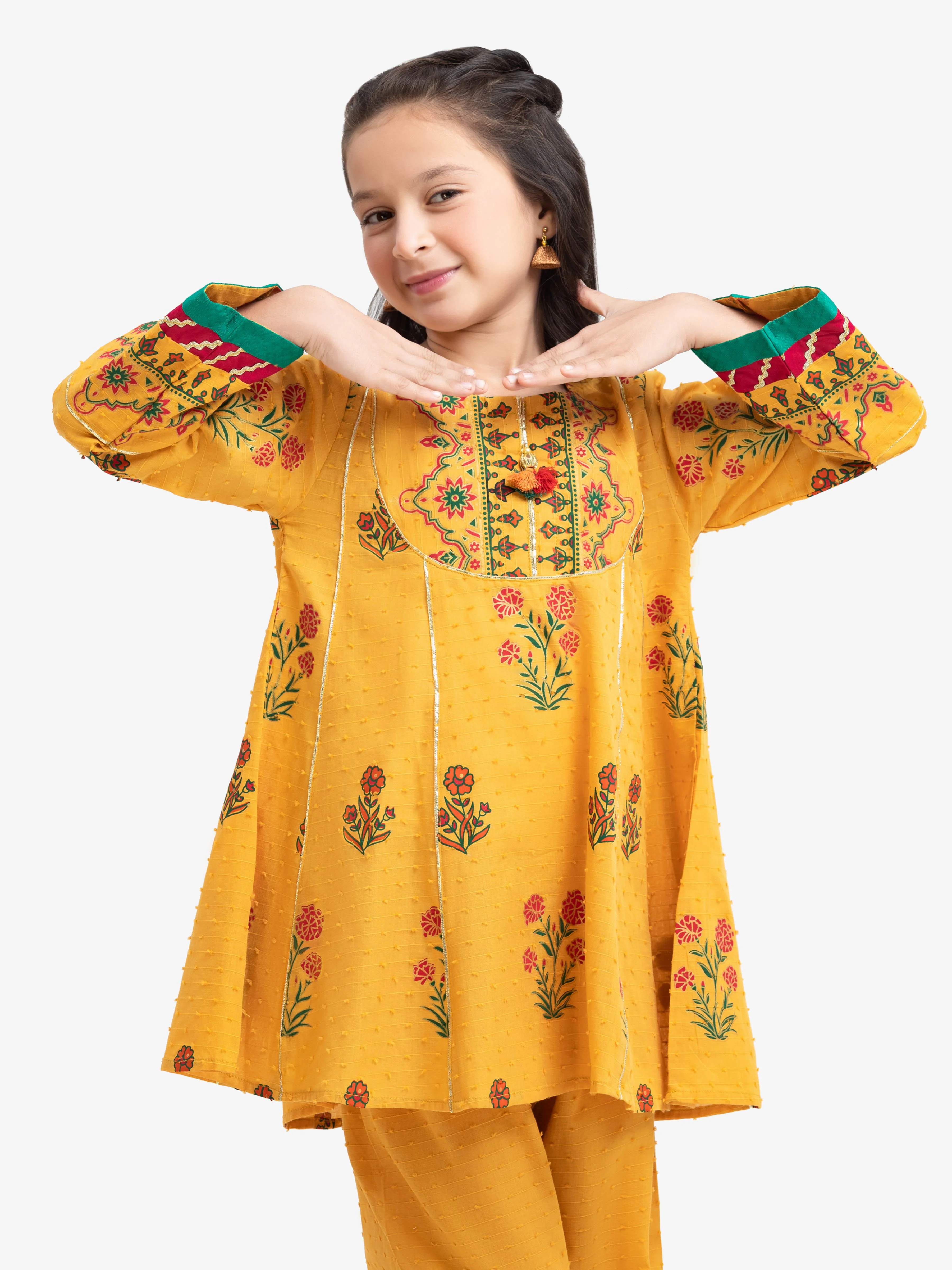 Printed Broshia Shirt Trouser - EGTKP24-70765ST - Image 2