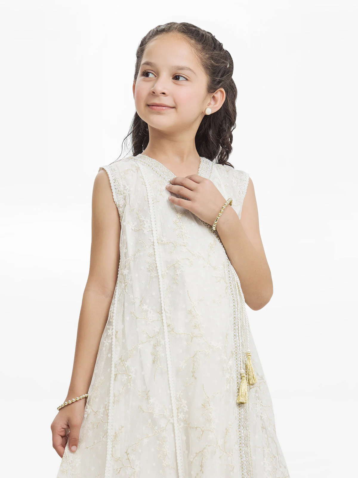 Embroidered Net Shirt Trouser - EGTPLE24-22225ST - Image 2