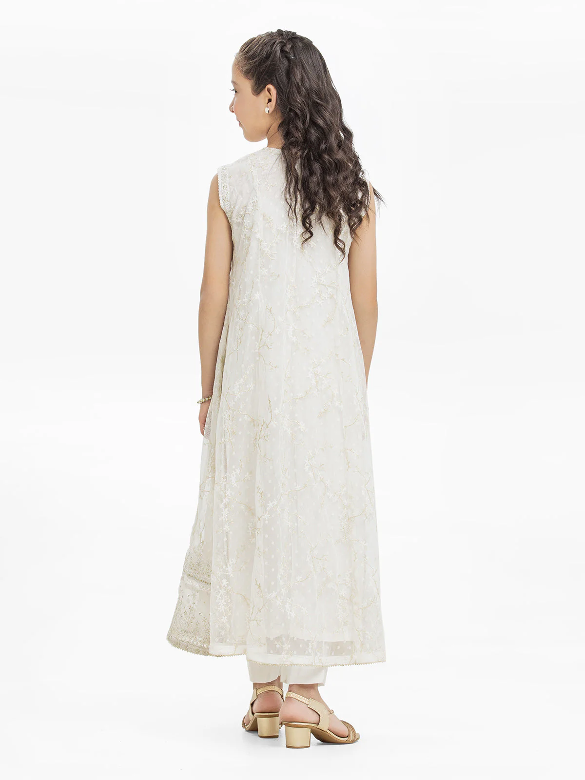Embroidered Net Shirt Trouser - EGTPLE24-22225ST - Image 5