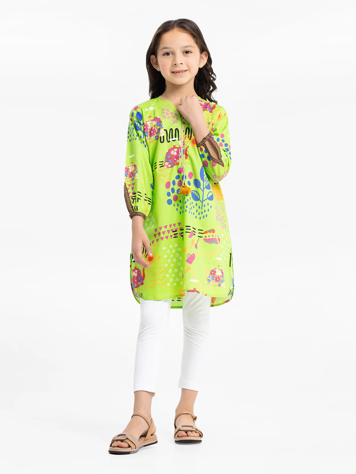 Printed Lawn Shirt - EGTKP24-70734S