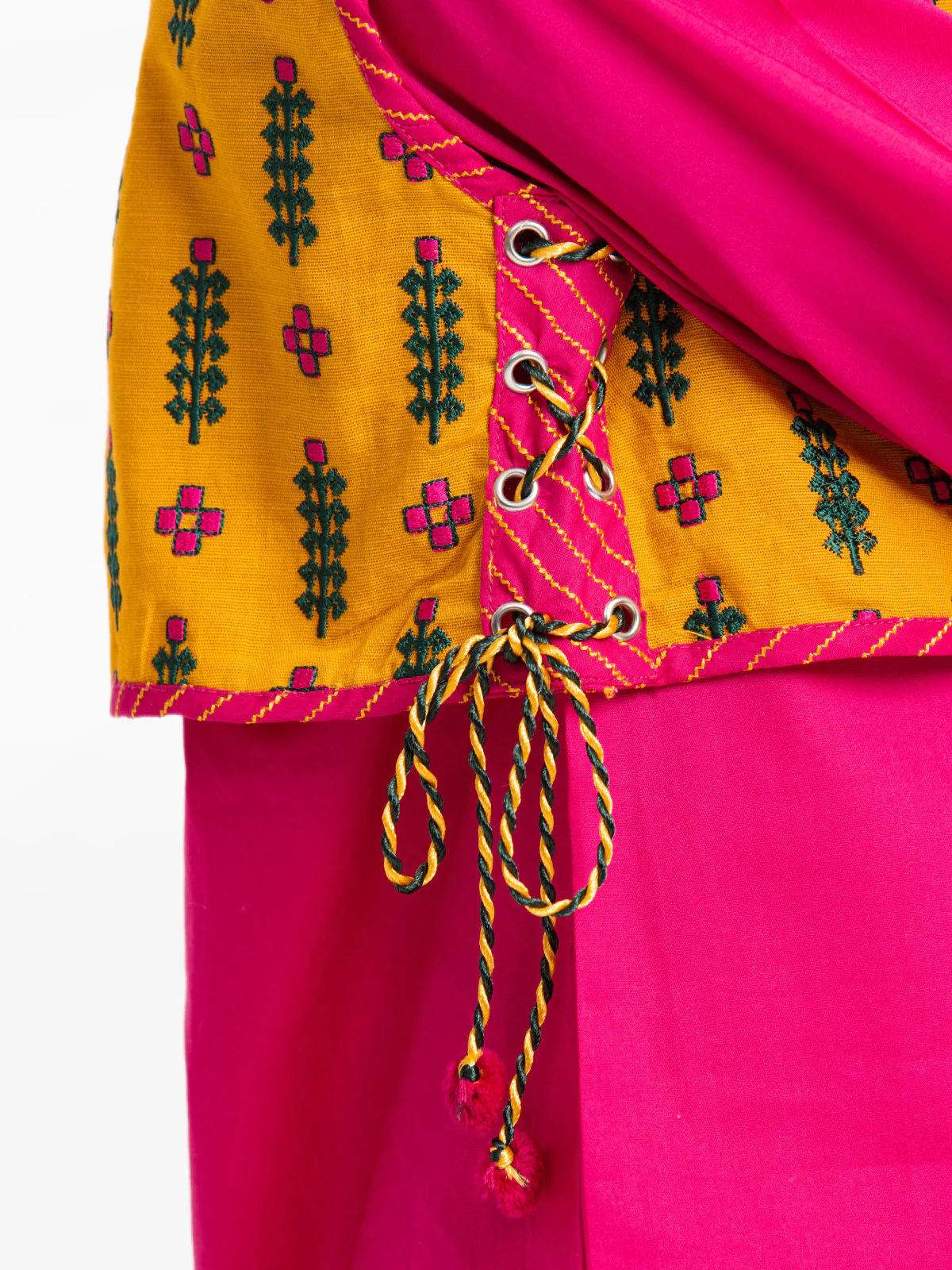 Embroidered Cambric Shirt Trouser - EGTKE23-70585ST - Image 5