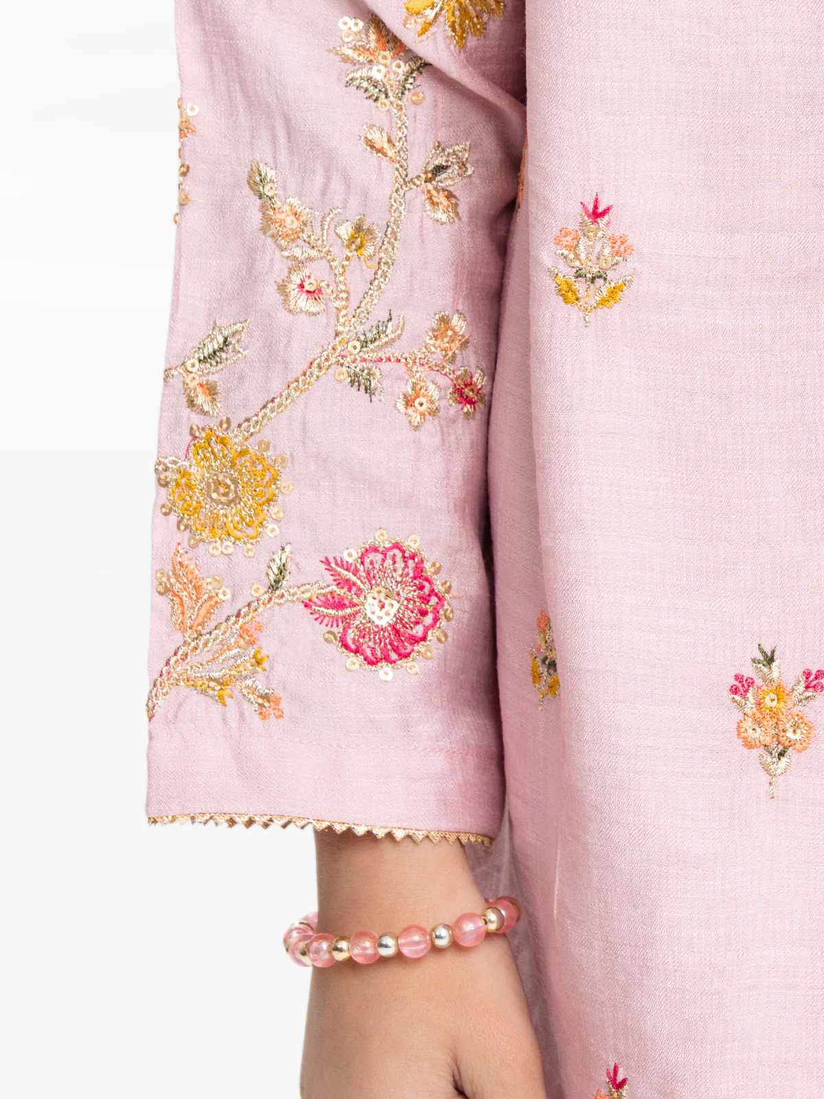 Raw Silk Shirt Trouser - EGTP24-22226ST - Image 5