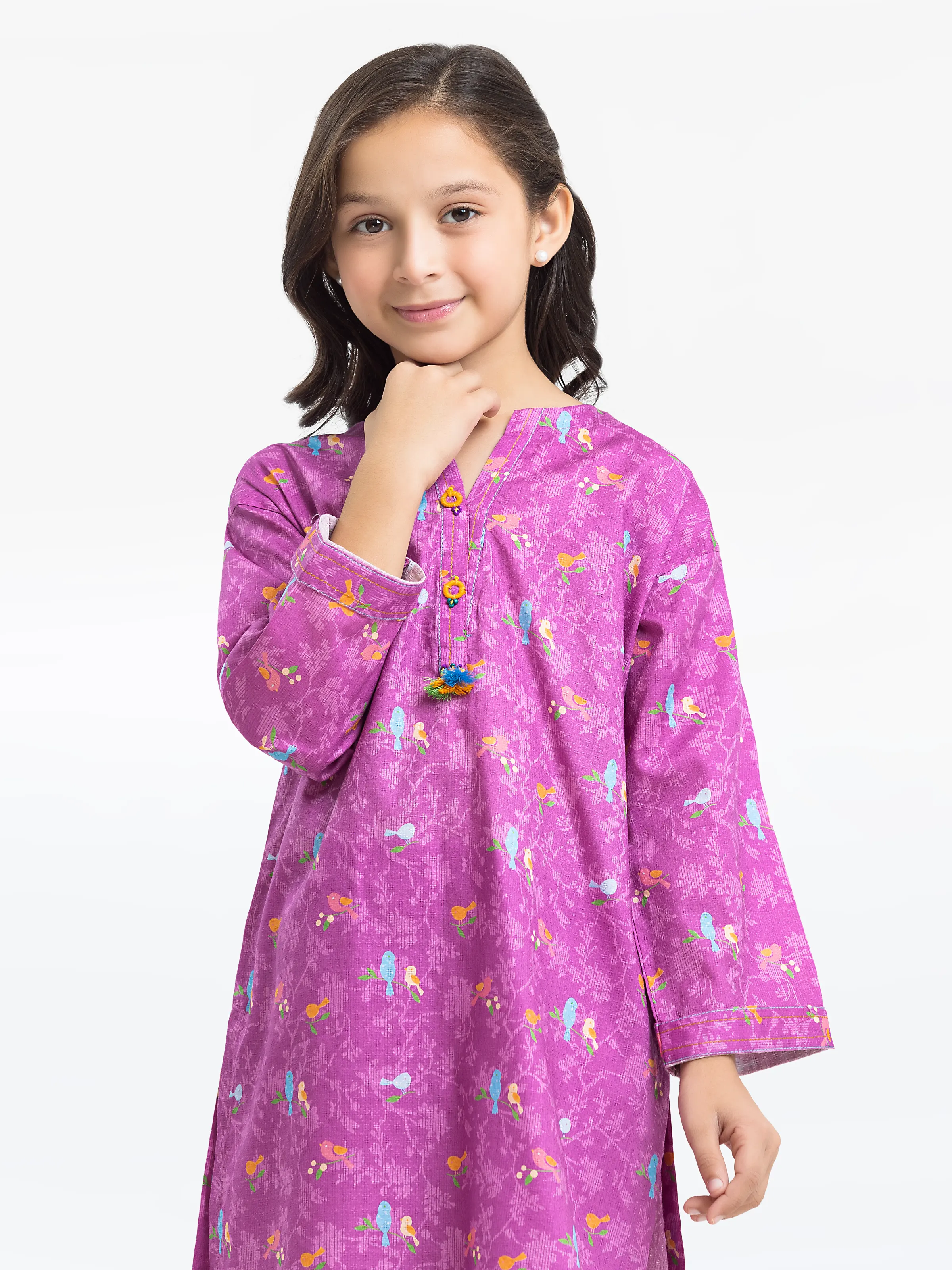 Printed Dobby Shirt Trouser - EGTKP24-70919ST - Image 2