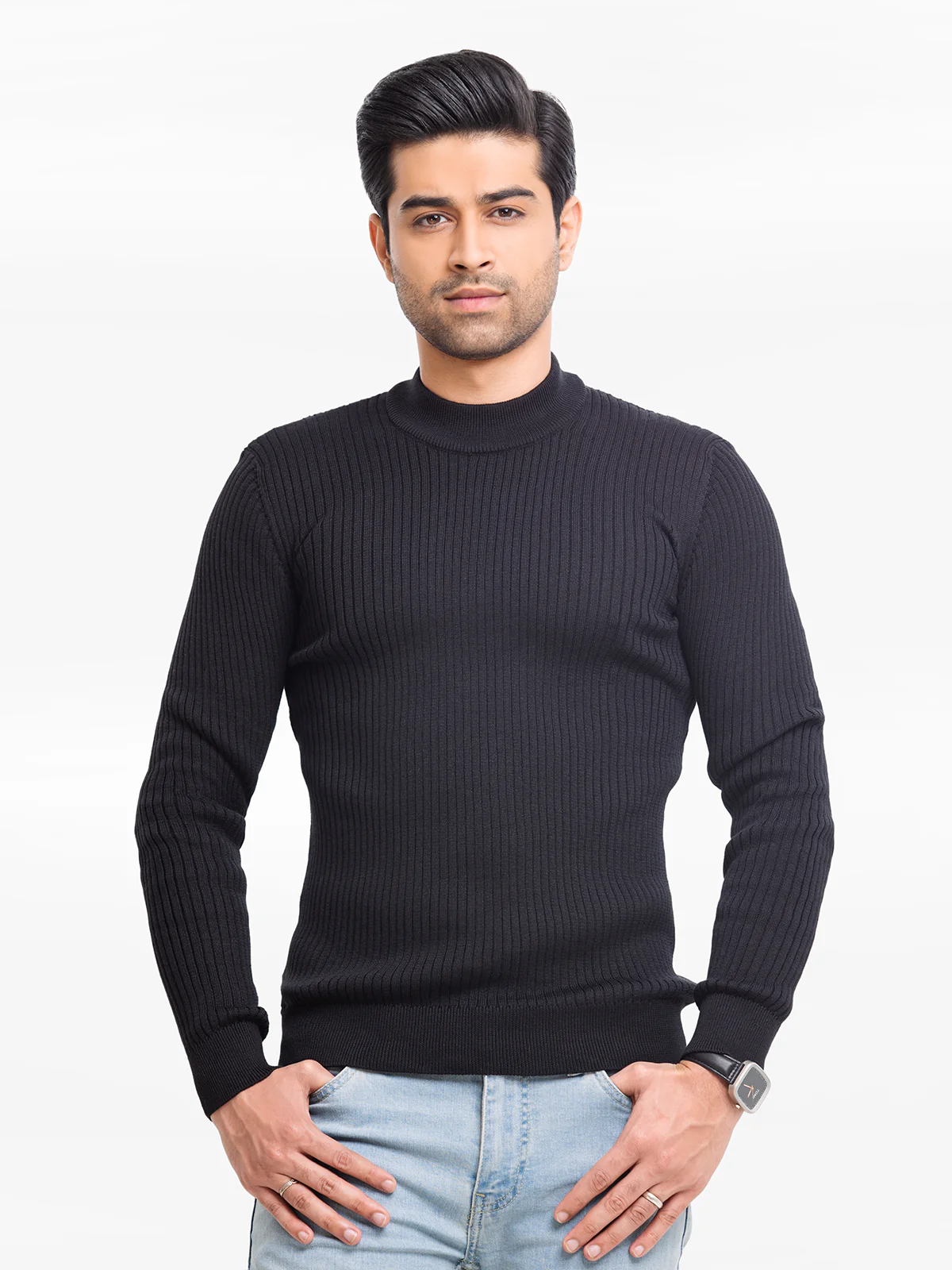 Mock Neck Sweater - EMTSWT23-001 - Image 3