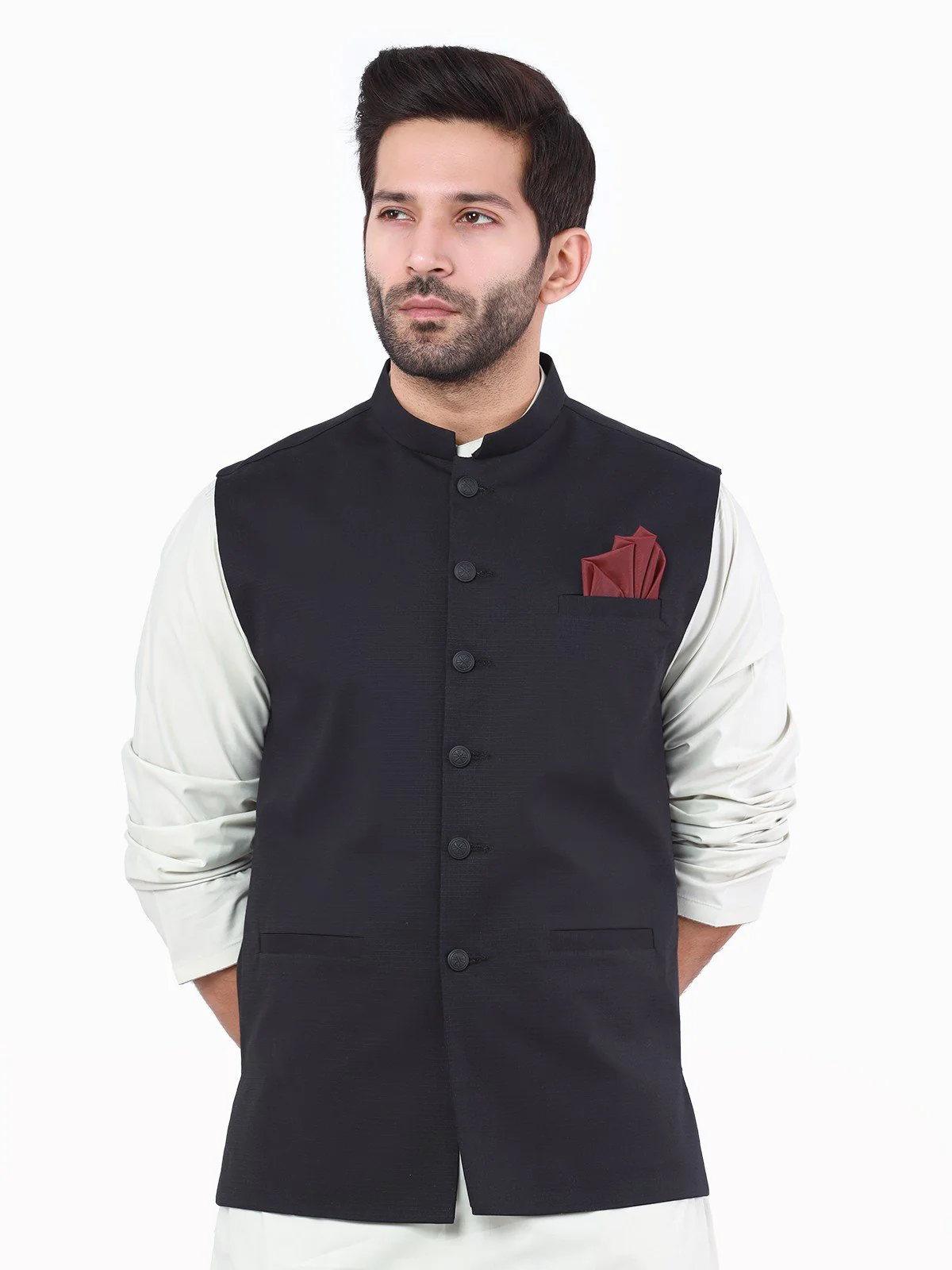 Cotton Waistcoat - EMTWC22-35814 - Image 2