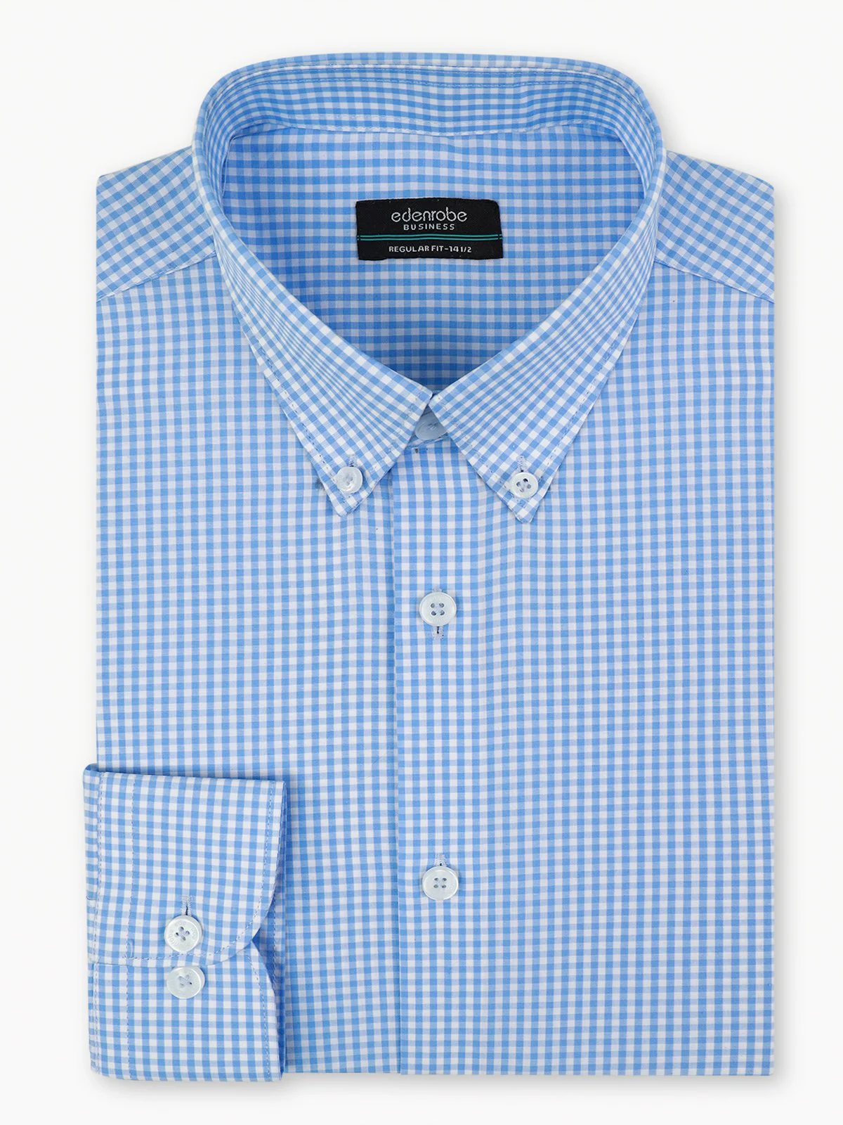 Business Check Shirt - EMTSB22-077