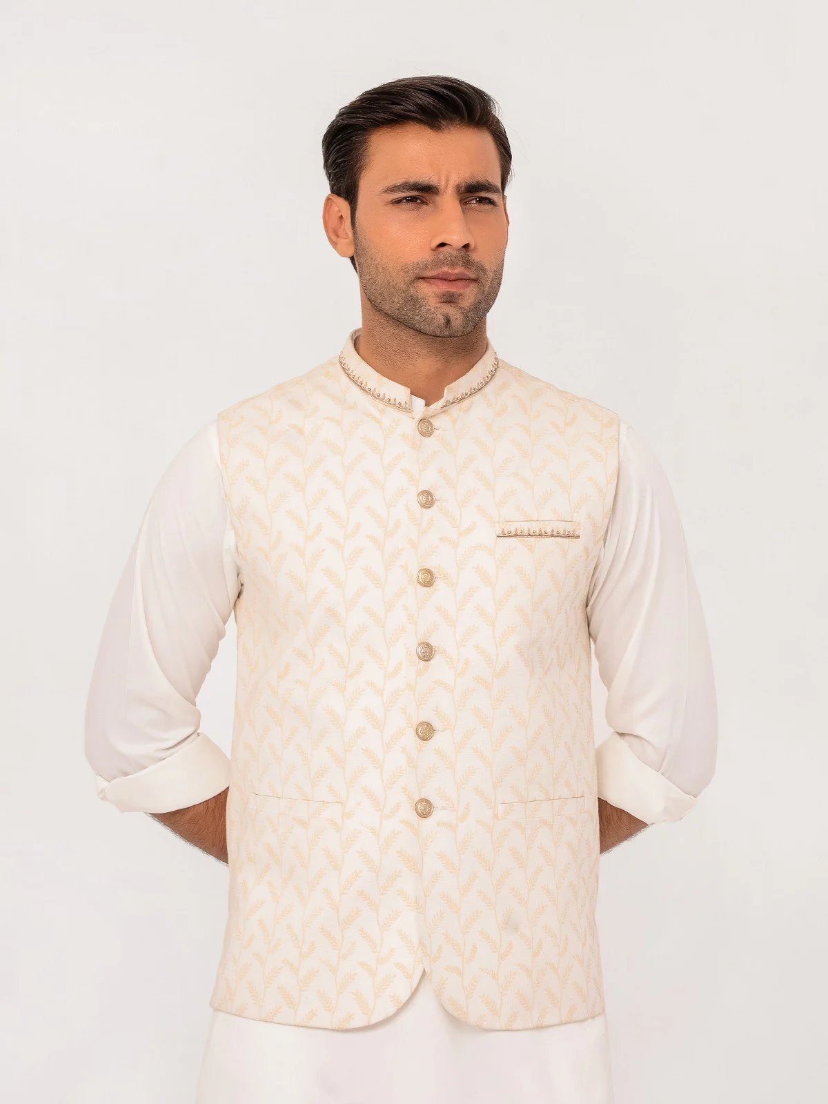 Cotton Waistcoat - EMTWCC23-153 - Image 2