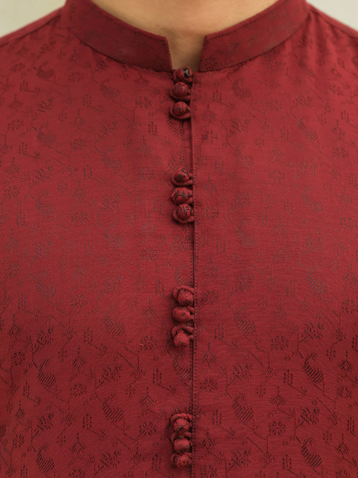 Jacquard Kurta - EMTKC23-103 - Image 4
