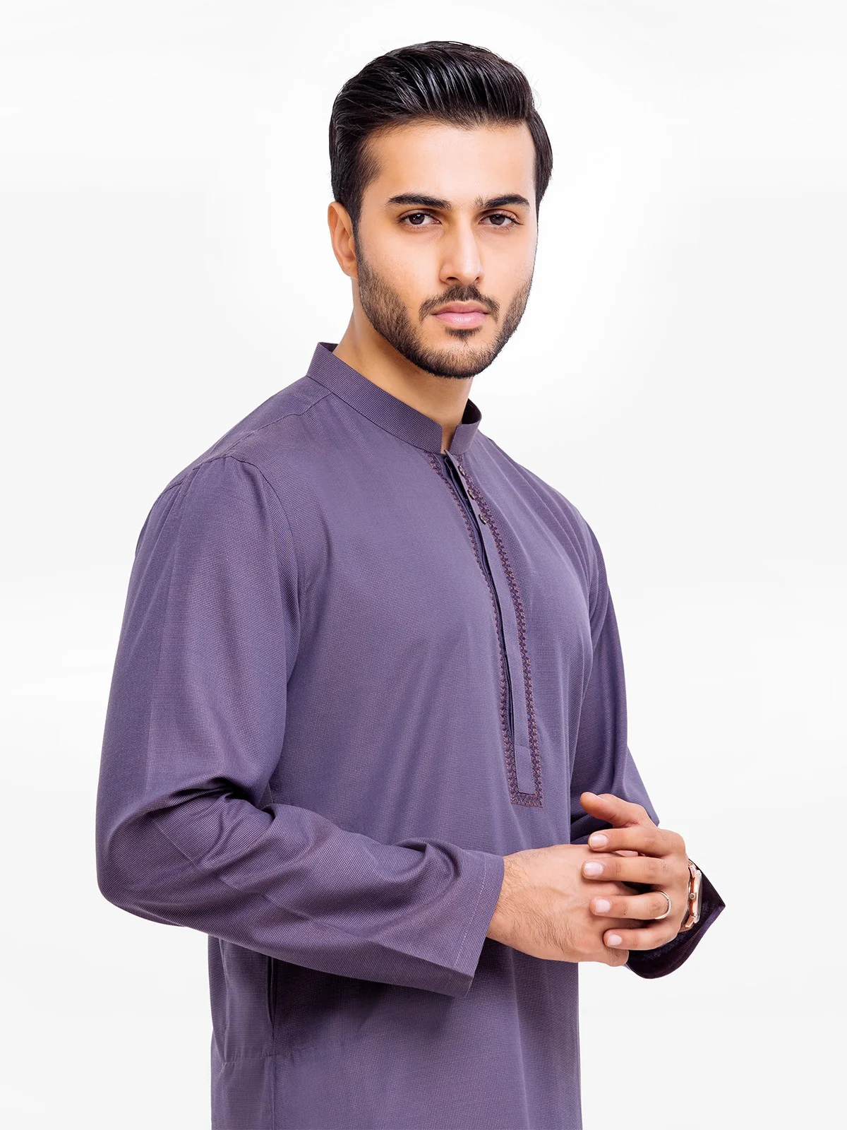 Embroidered Blended Kurta - EMTK23-99361 - Image 2
