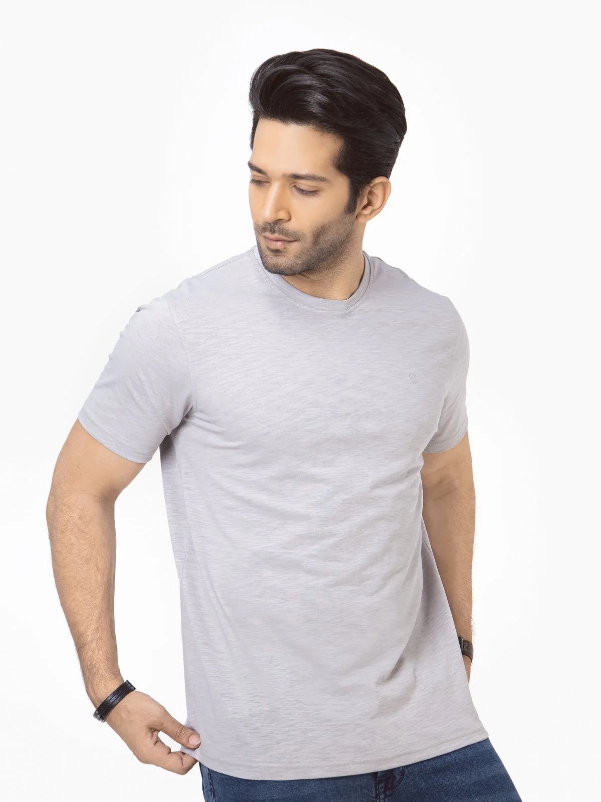 Crew Neck Basic Tee - EMTBT22-001 - Image 3