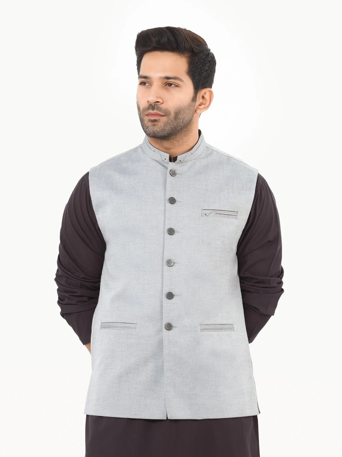 Cotton Waistcoat - EMTWC22-35798 - Image 4