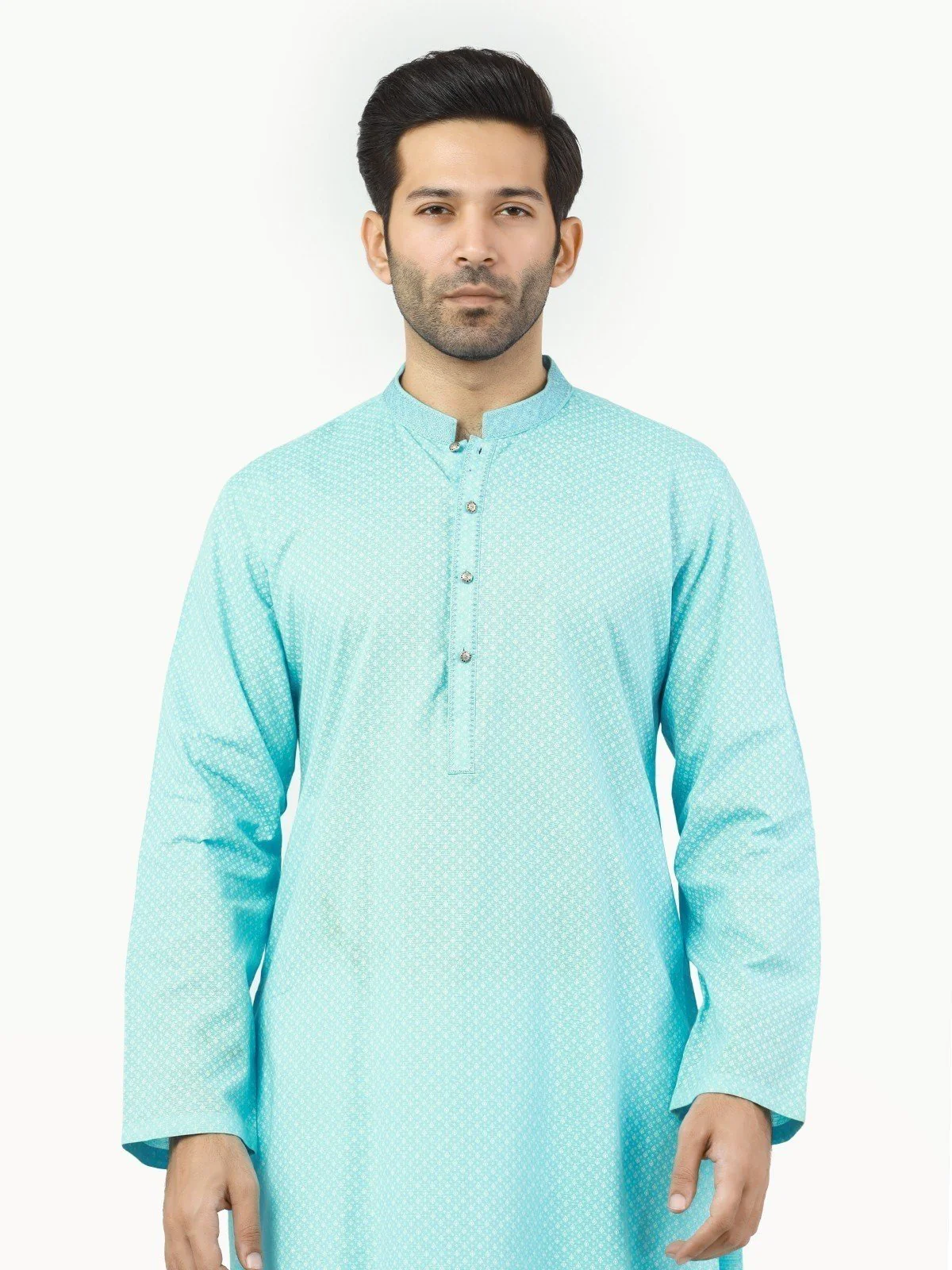Embroidered Cotton Kurta - EMTK22-99237 - Image 4