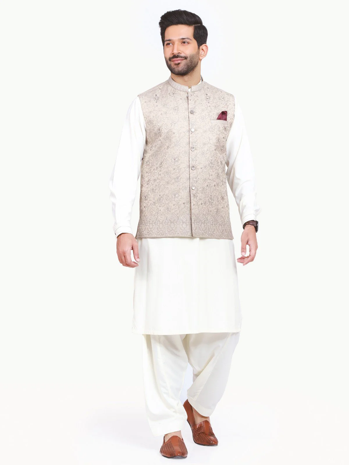 Embroidered Waistcoat - EMTWCC22-113