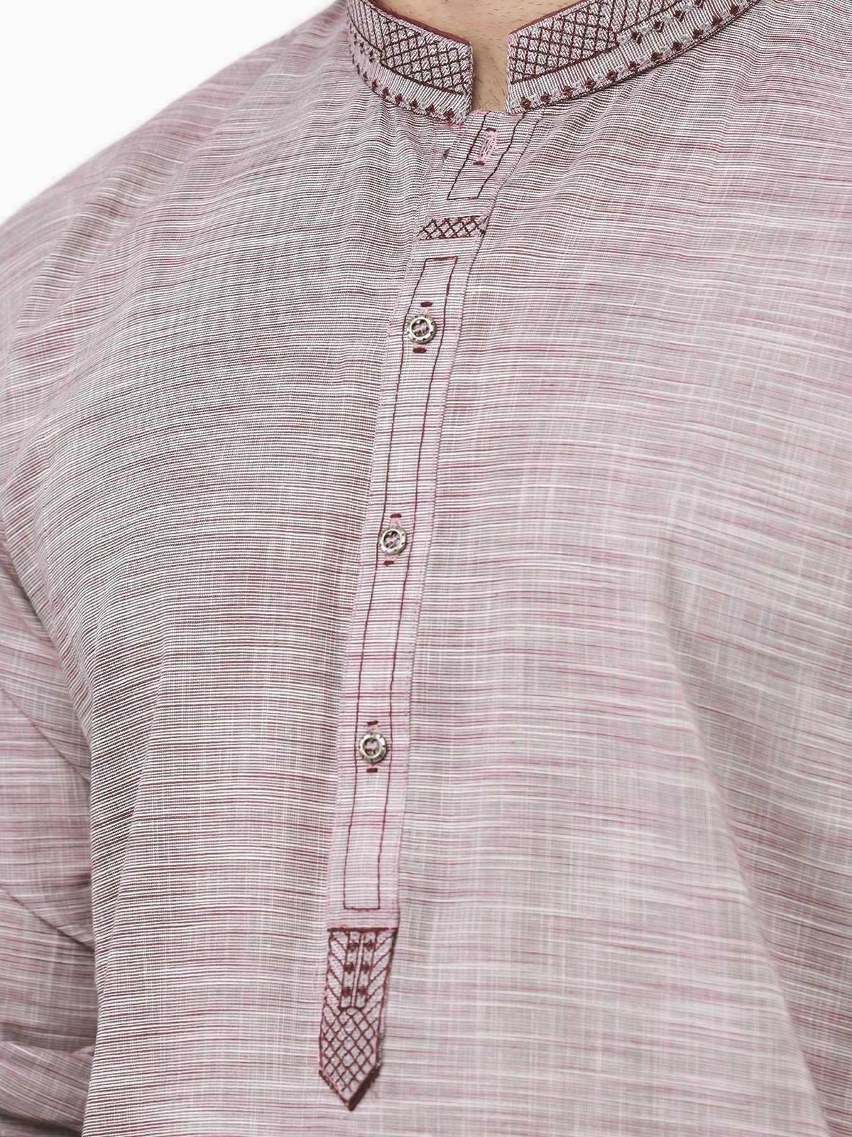 Embroidered Cotton Kurta - EMTK22S-99216 - Image 5