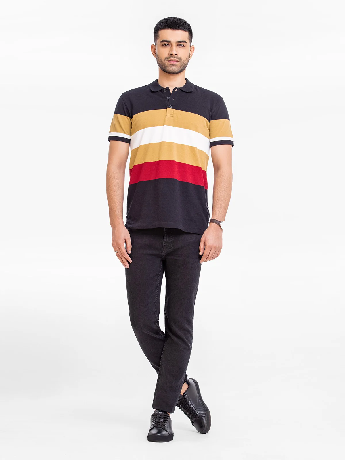 Striped Polo - EMTPS23-005 - Image 2