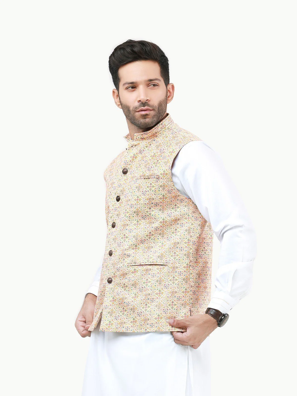 Cotton Waistcoat - EMTWC22-35786 - Image 2