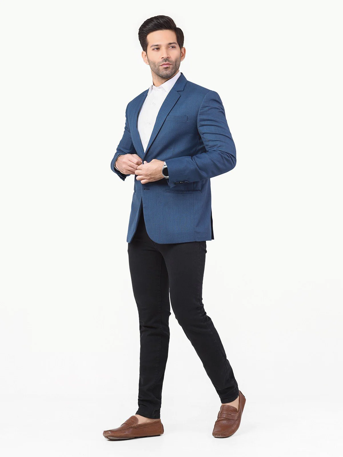 Textured Blazer - EMTB22-6800 - Image 3