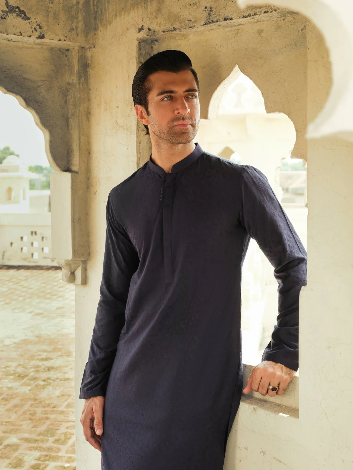 Jacquard Kurta - EMTKC23-101 - Image 5