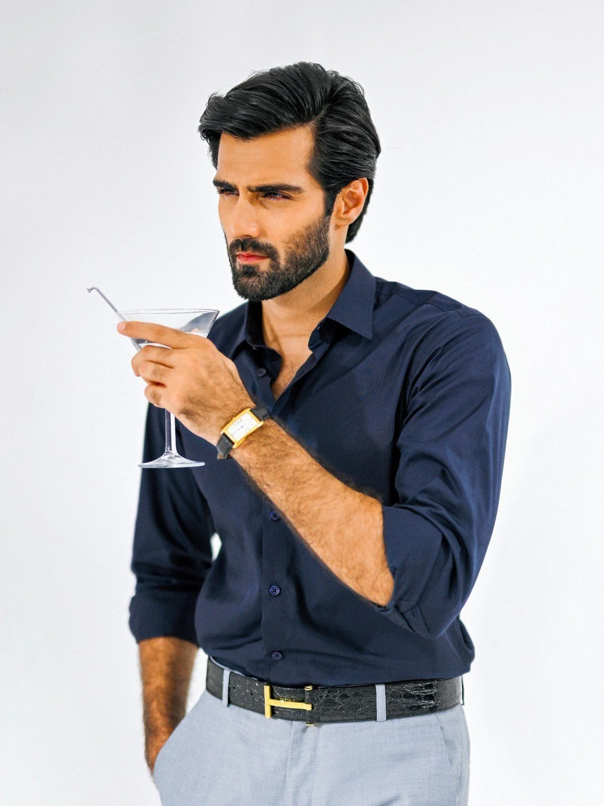 Business Solid Shirt - EMTSB23-149 - Image 4