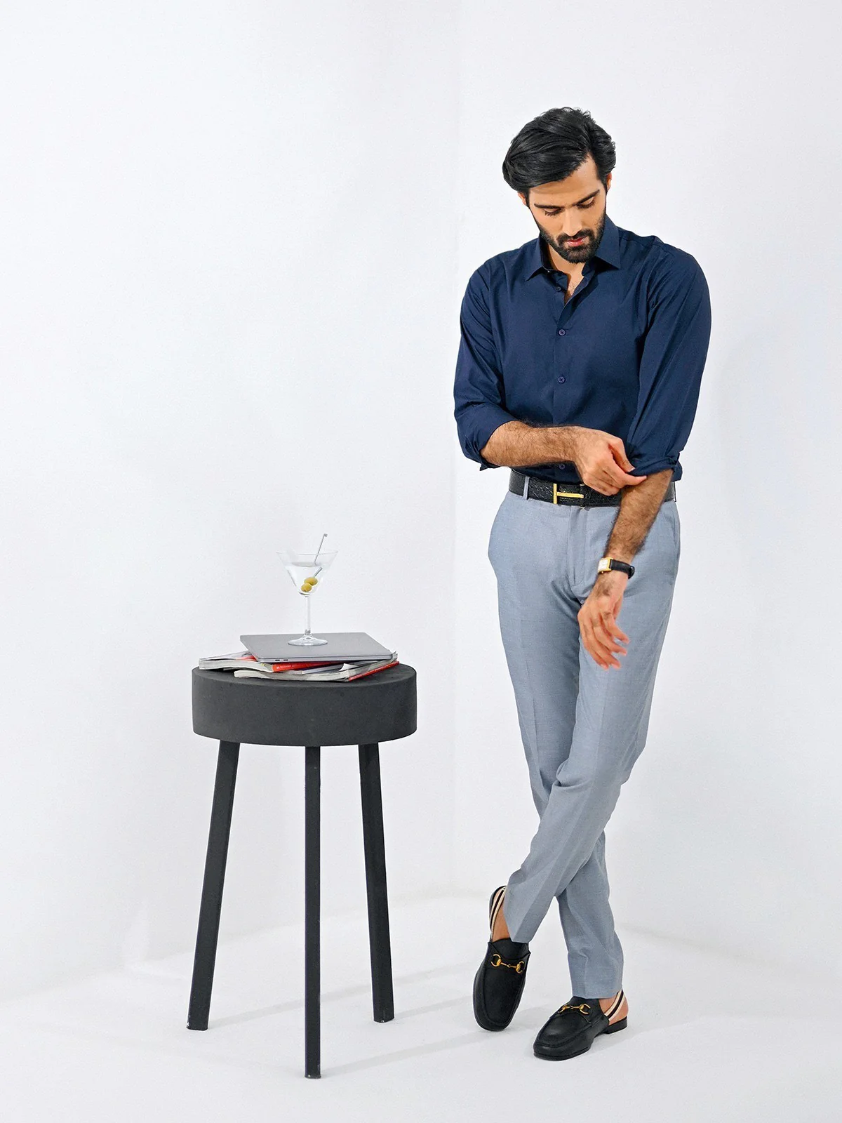 Business Solid Shirt - EMTSB23-149 - Image 6