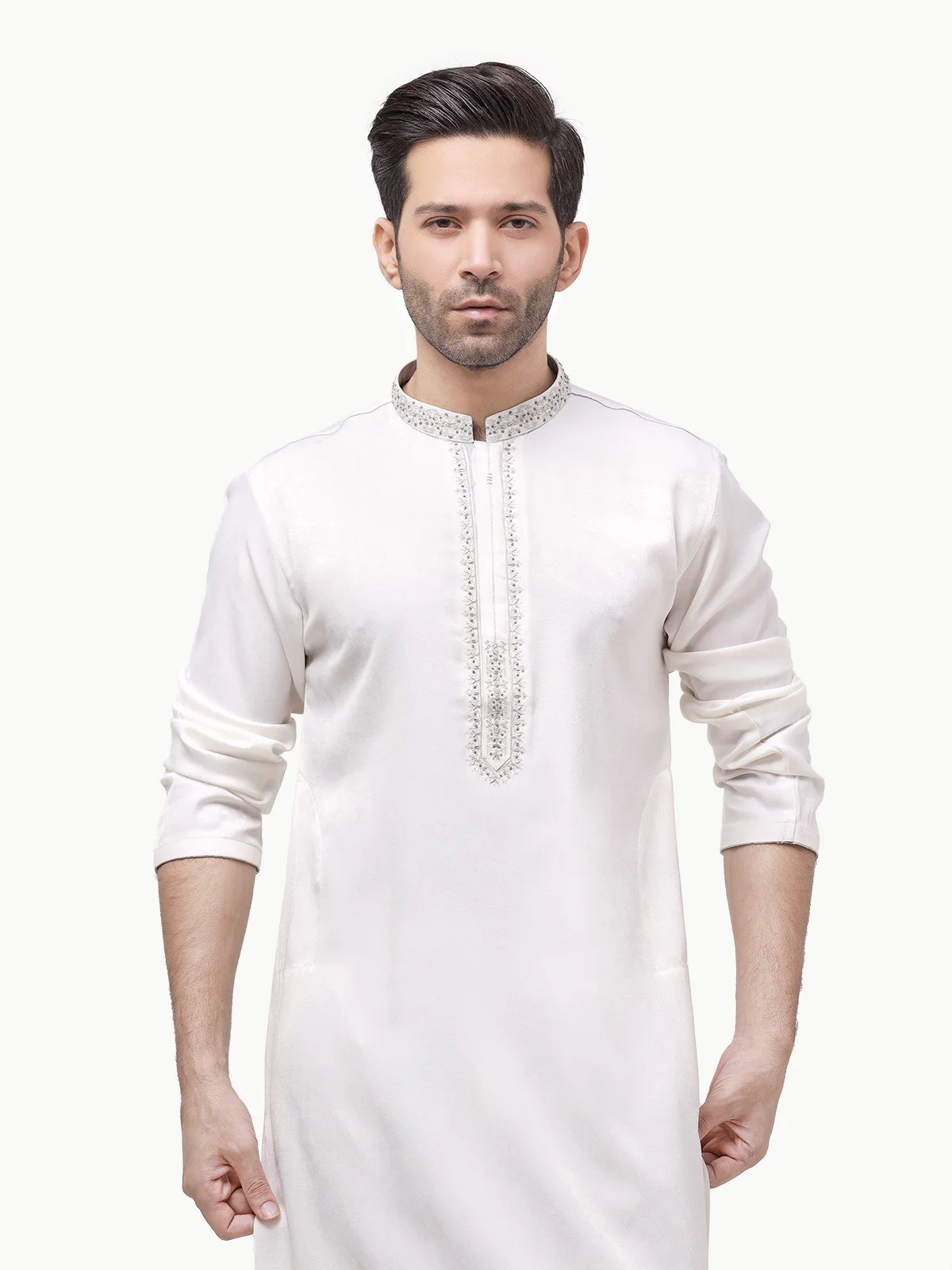 Embroidered Blended Kurta - EMTKC22-082 - Image 2