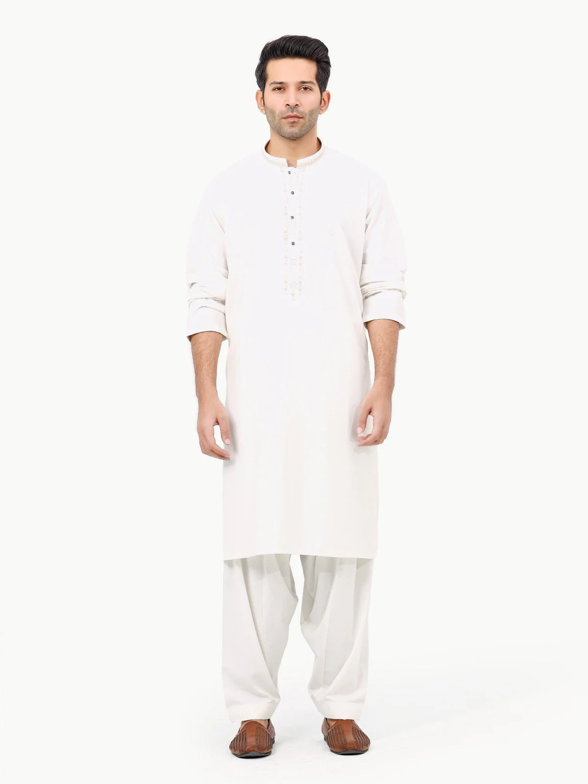 Embroidered Blended Shalwar Kameez - EMTKS22S-40955