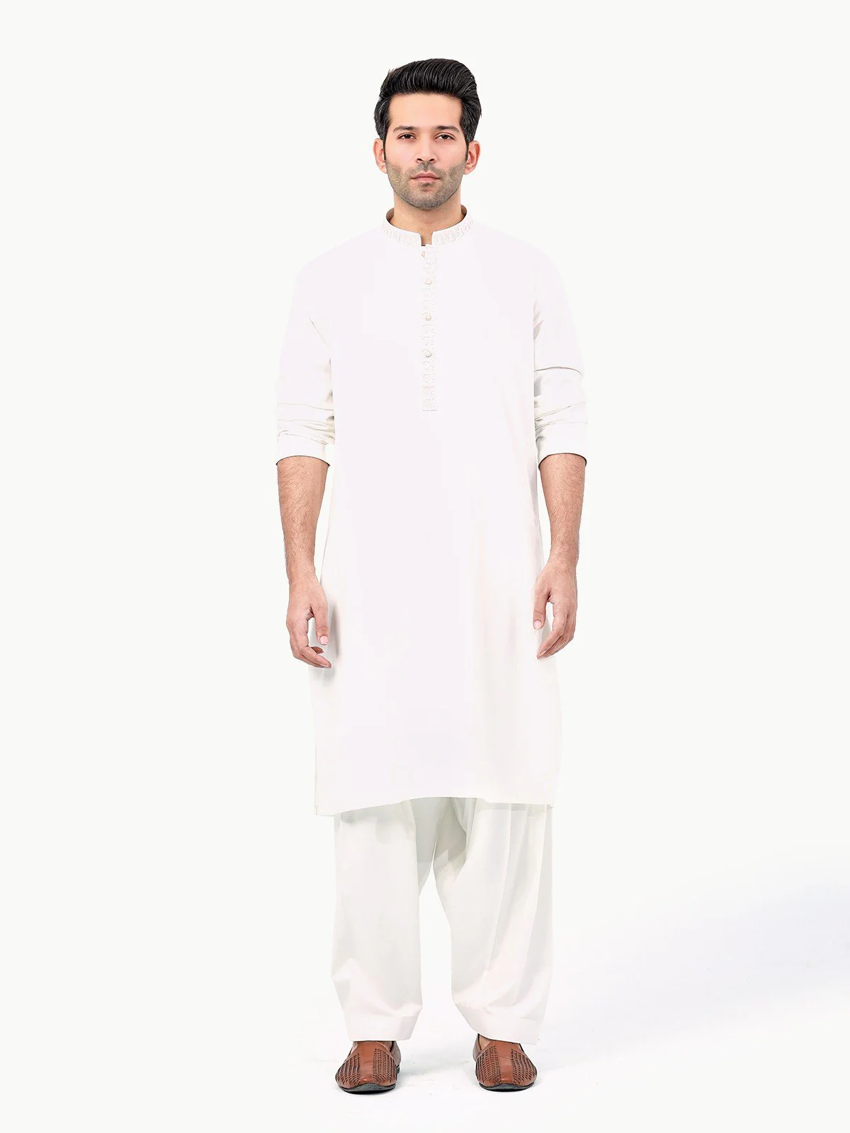 Embroidered Blended Shalwar Kameez - EMTKS22S-40989 - Image 4