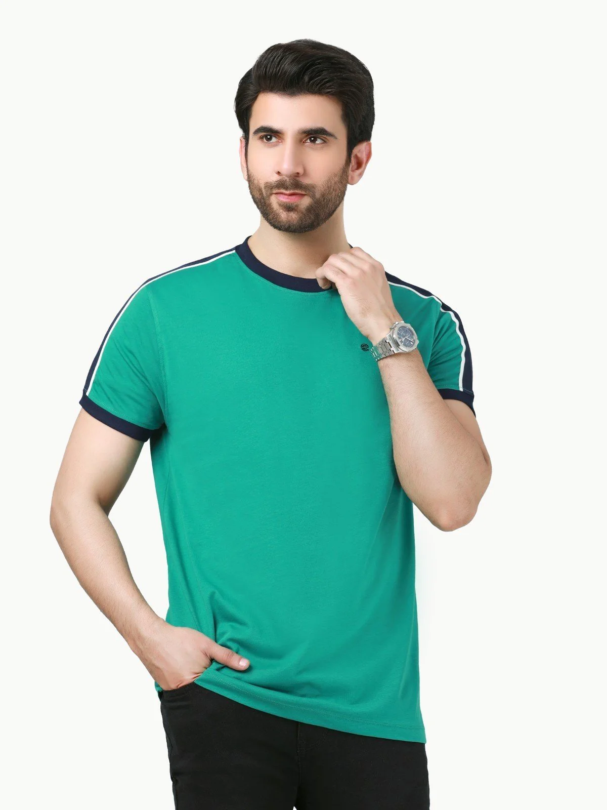 Crew Neck Classic Tee - EMTGT23-017