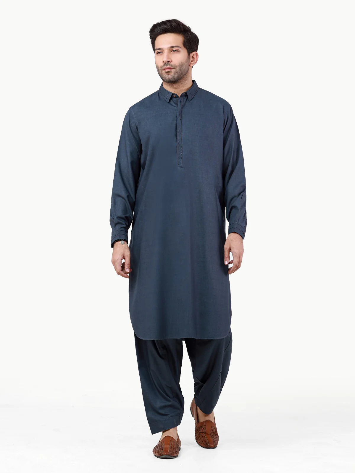 Embroidered Blended Shalwar Kameez - EMTKS22S-40985