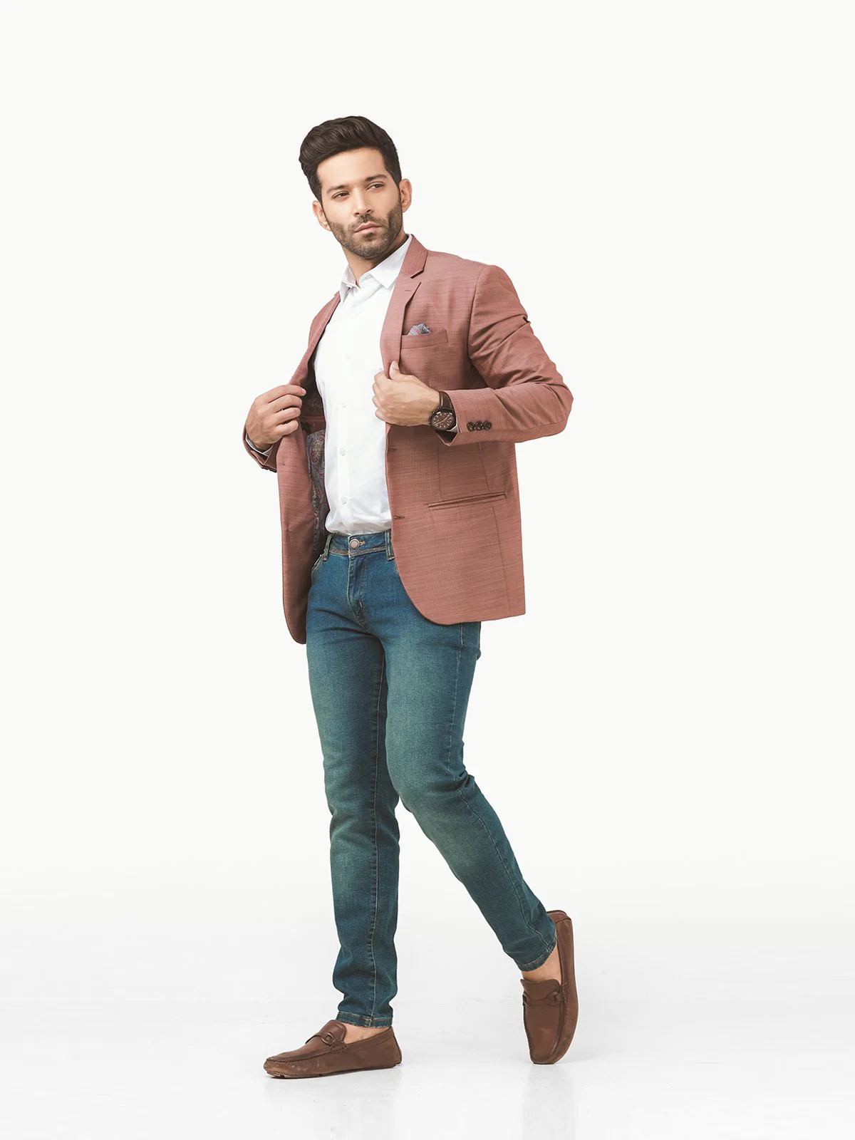 Textured Blazer - EMTB22-6764 - Image 2