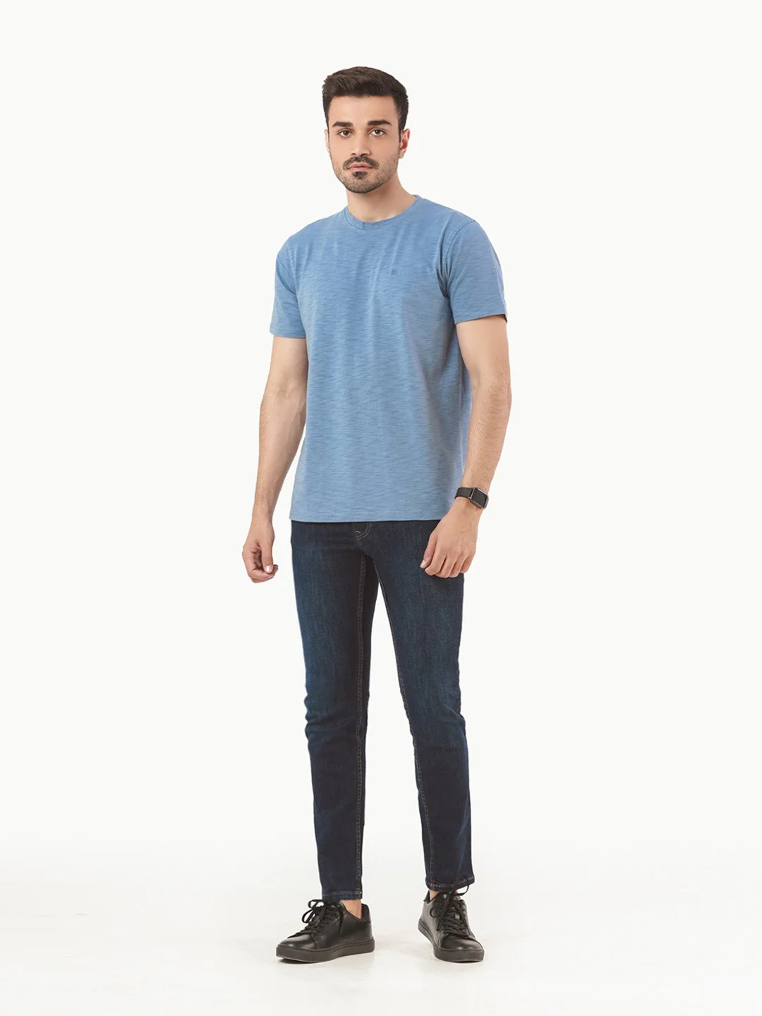 Crew Neck Basic Tee - EMTBT22-005 - Image 3