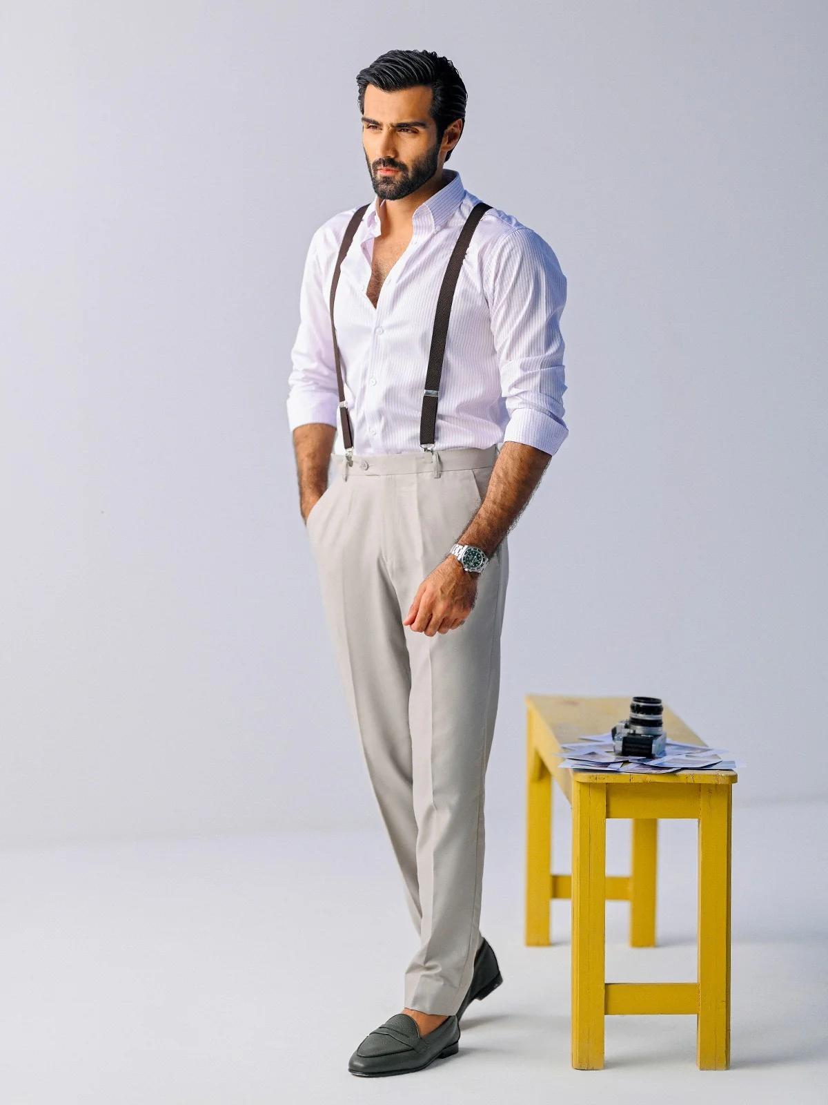 Icon Striped Shirt - EMTSI23-50668 - Image 3