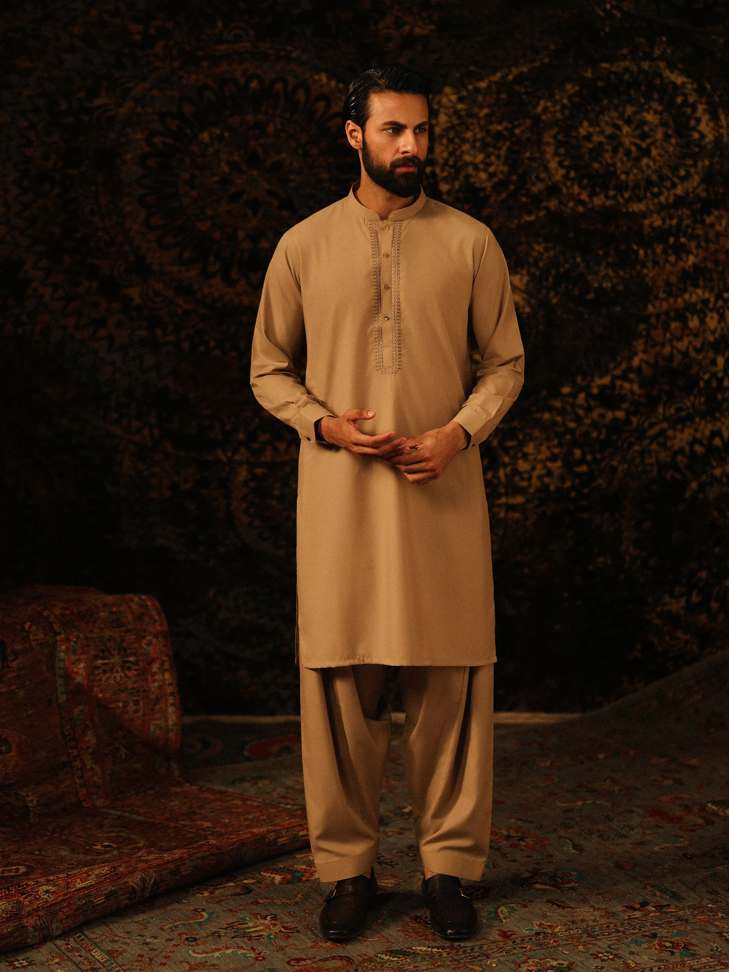 Embroidered Blended Shalwar Kameez - EMTKST5-99604