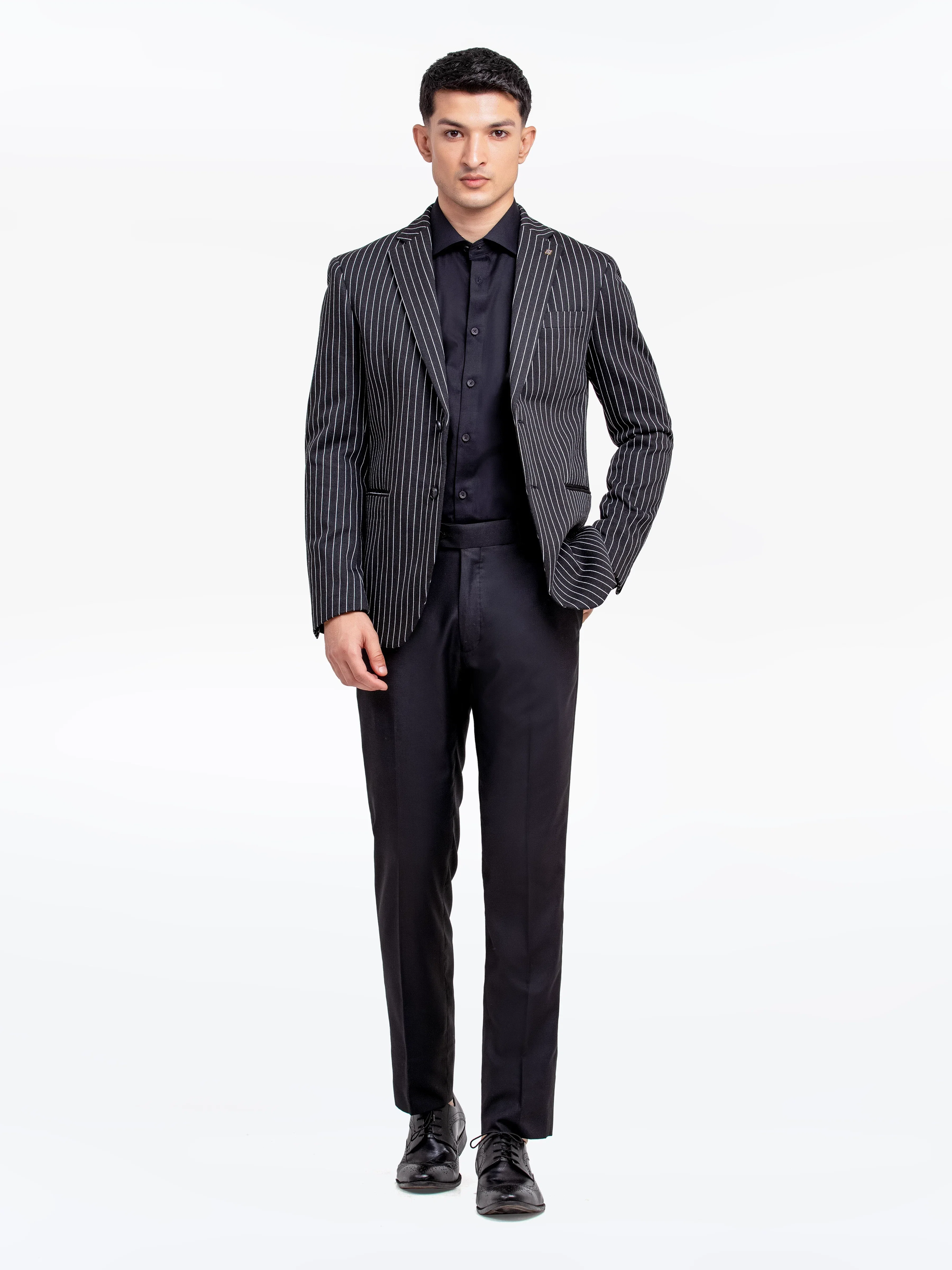 Striped Blazer - EMTB24-6869 - Image 2