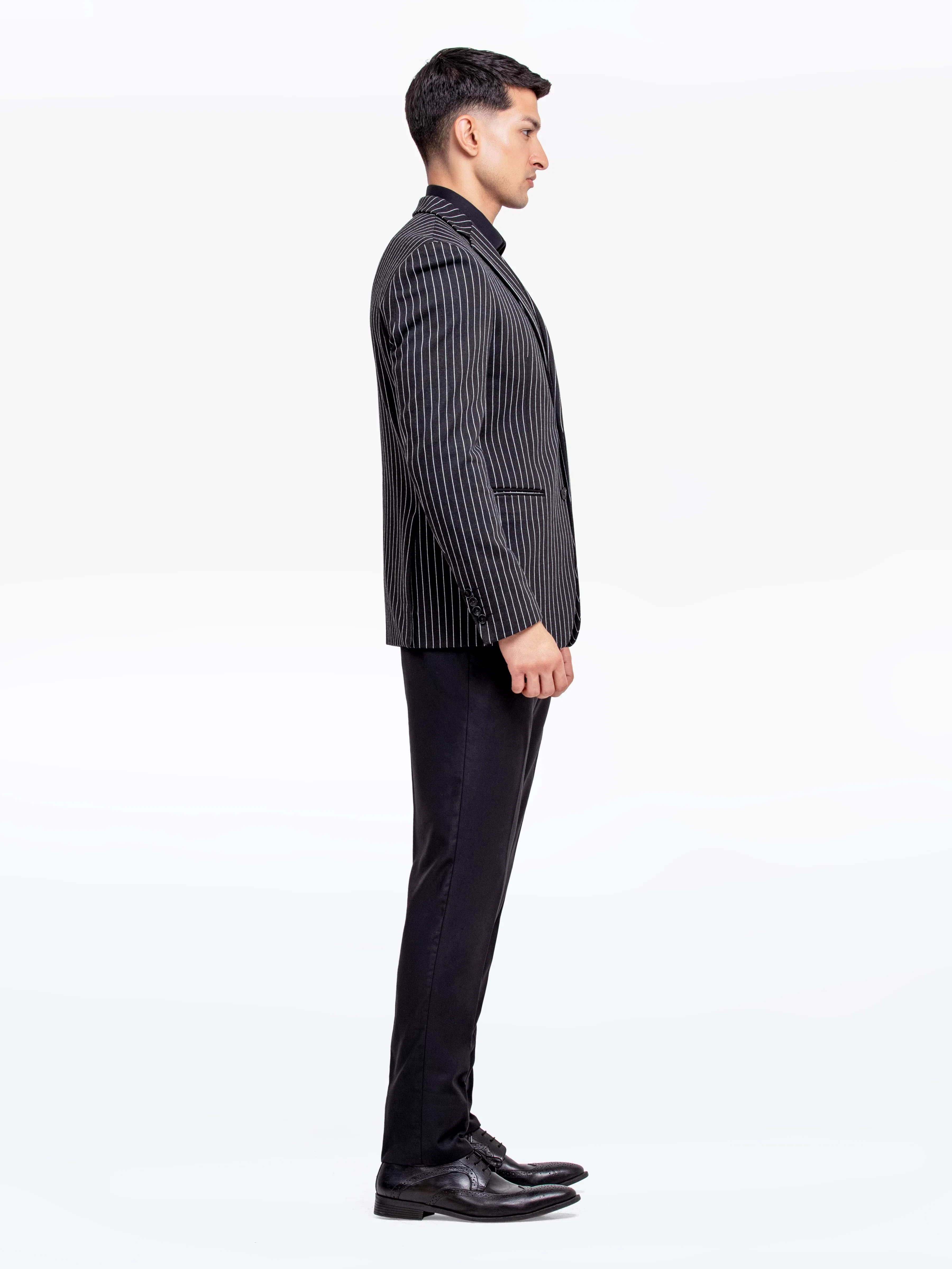 Striped Blazer - EMTB24-6869 - Image 5