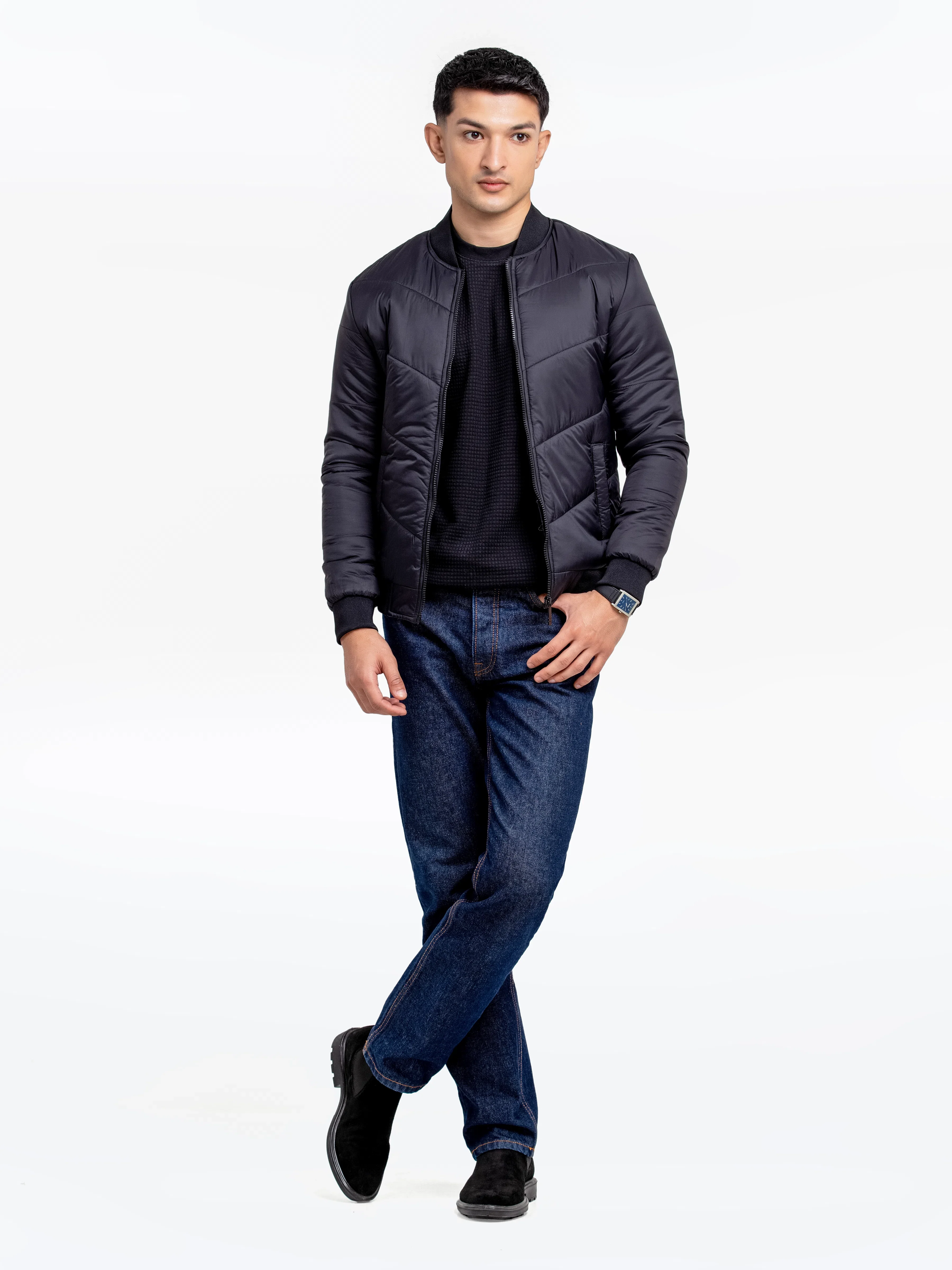 Quilted Poly Jacket - EMTJP24-004 - Image 2